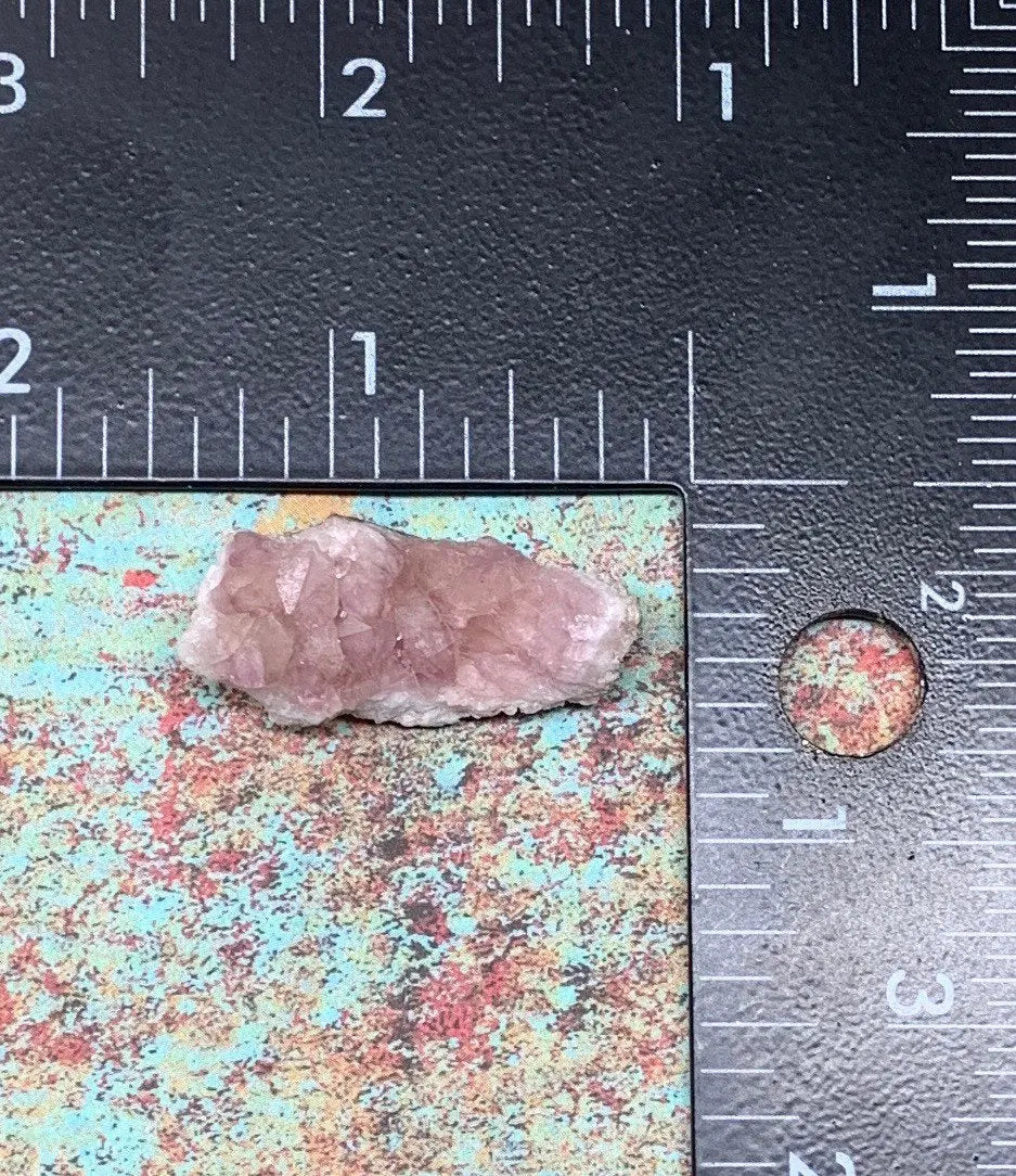 Pink Amethyst Choique Mine ( Approx. 1 1/2”) Pehuenches - Neuquén Argentina, Heart Healing, Gift Item CRY-0317 Shop Wholesale Crystals