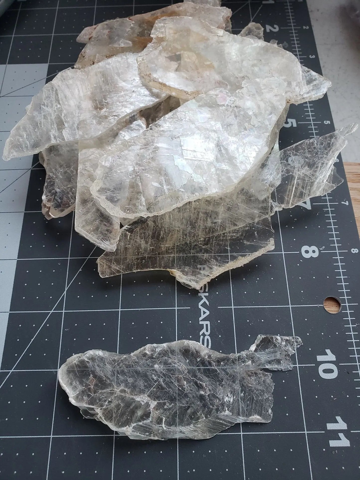 Small Selenite Feather (Approx. 4" x 1 3/4") SEL-0023 Shop Wholesale Crystals