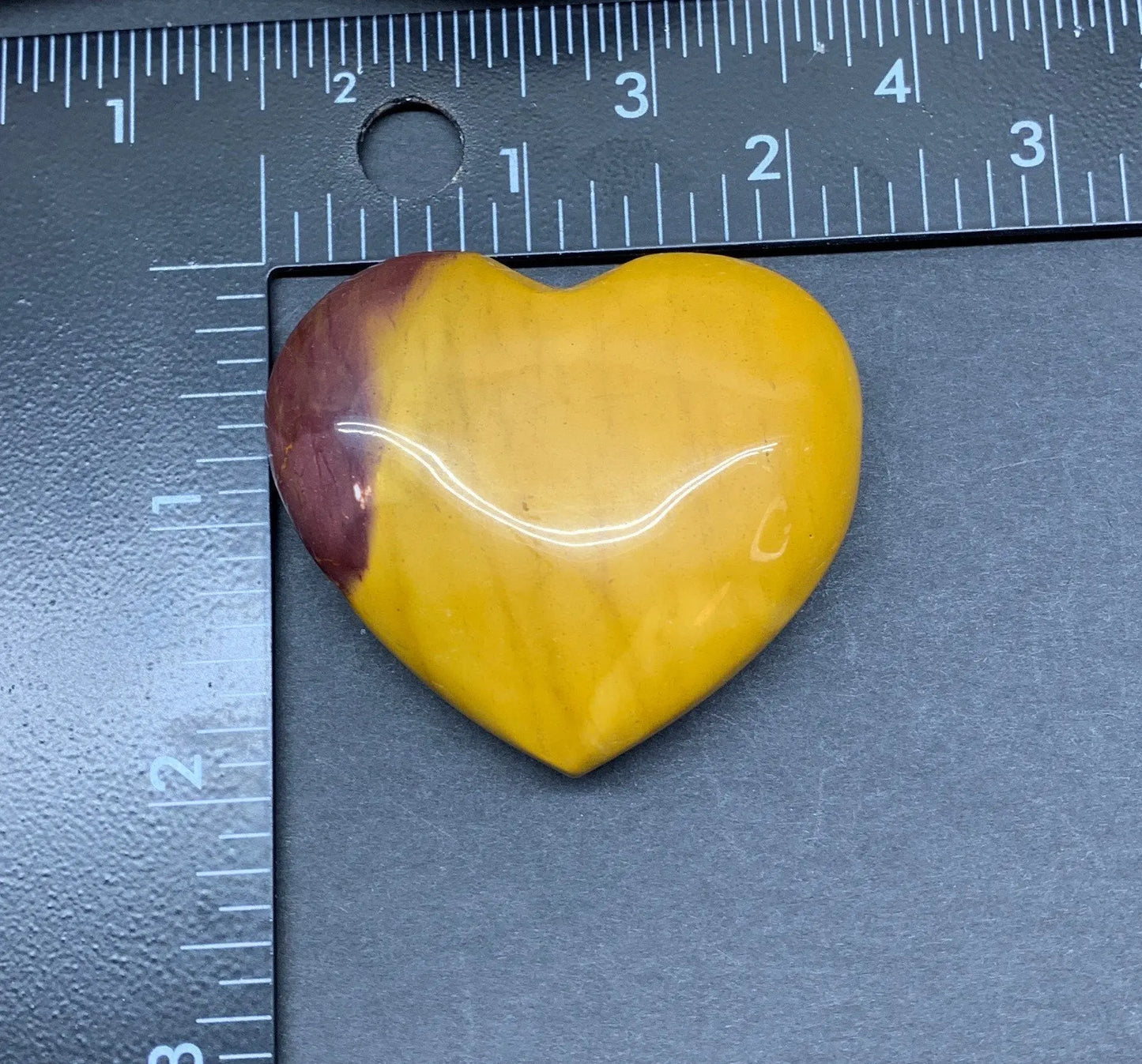 Mookaite Jasper Puffy Heart (Approx. 2 1/4”) Grounding, Protective, Manifesting, Gift Item HRT-0216 Shop Wholesale Crystals