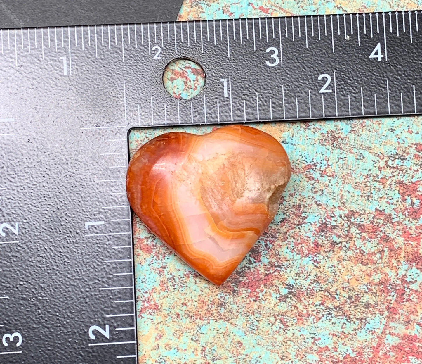 Carnelian Agate Quartz Puffy Heart, Beautiful, Polished, Creativity Stone, Passion, Manifesting Abundance (Approx. 2”) HRT-0248 Shop Wholesale Crystals