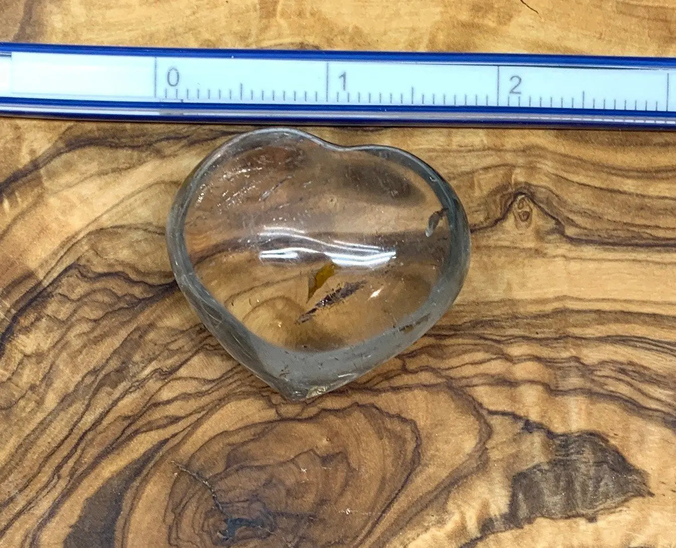 Clear Quartz Puffy Heart, Beautiful, Polished, Master Healer Stone, Consciousness, Manifesting Abundance (Approx. 2") HRT-0201 Shop Wholesale Crystals