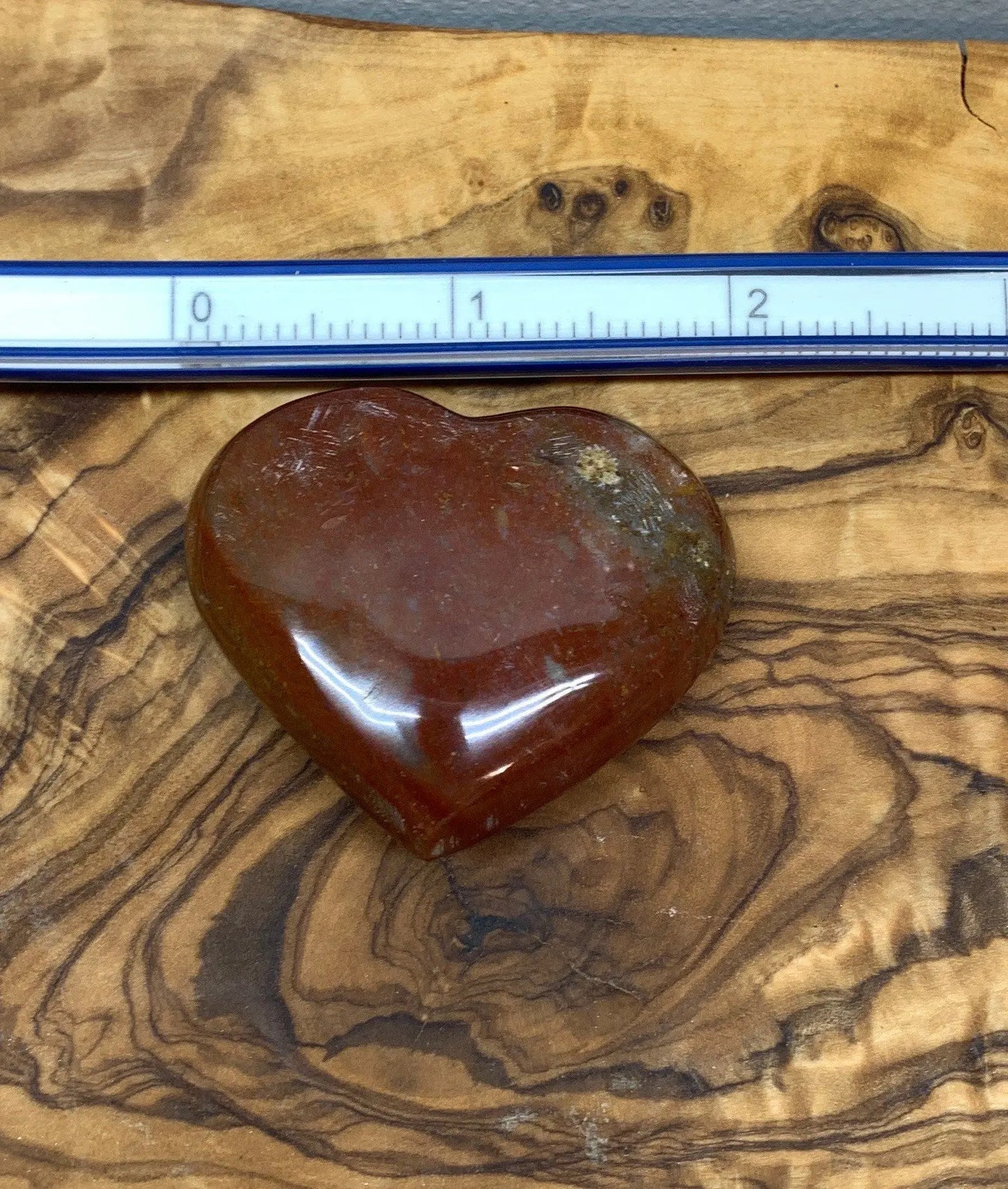 Red Jasper Puffy Heart, grounding & stabilizing, gift item (Approx. 2 “ ) HRT-0185 Shop Wholesale Crystals