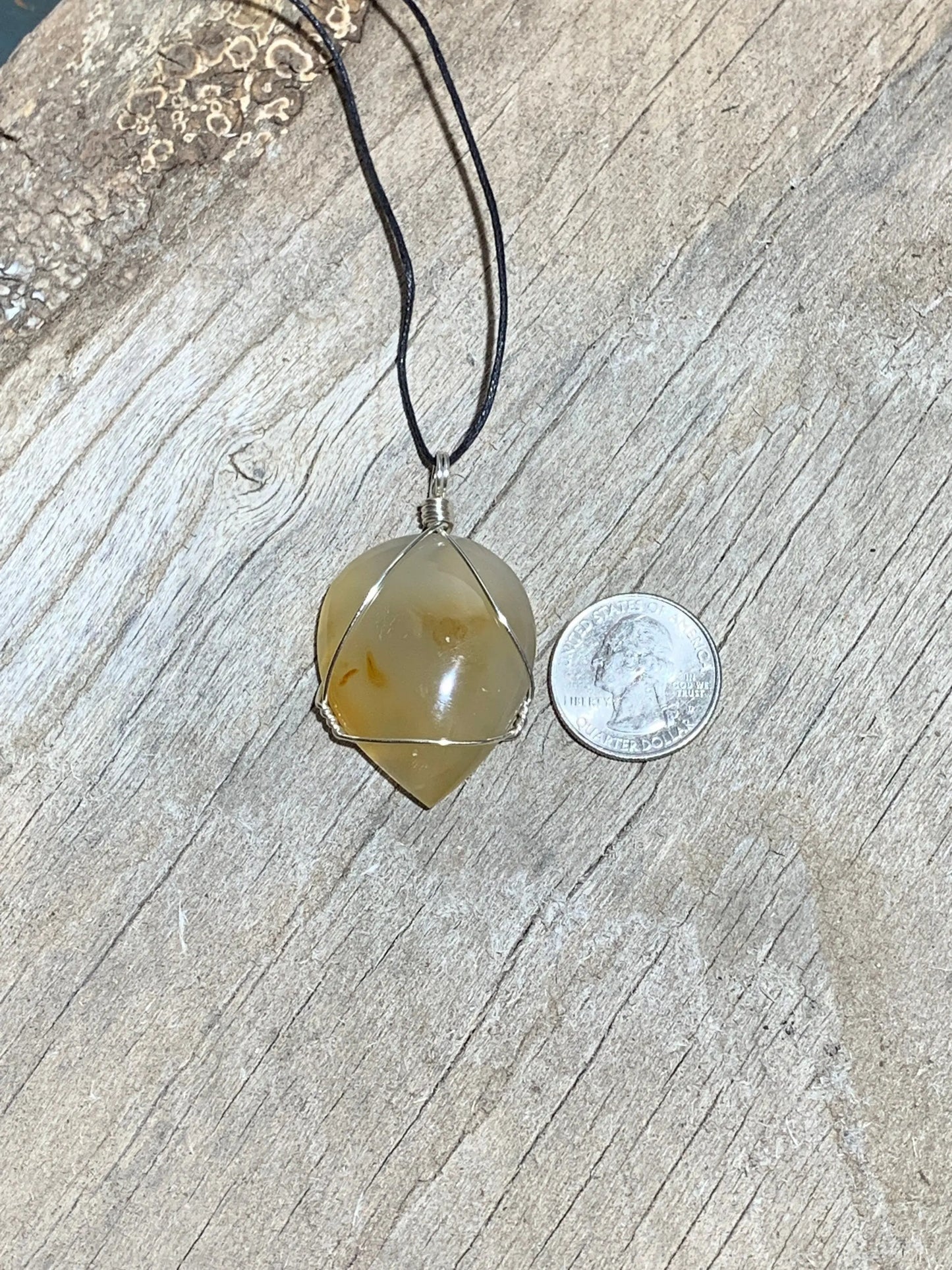 Carnelian Wire Wrapped Necklace NCK-0119 Shop Wholesale Crystals