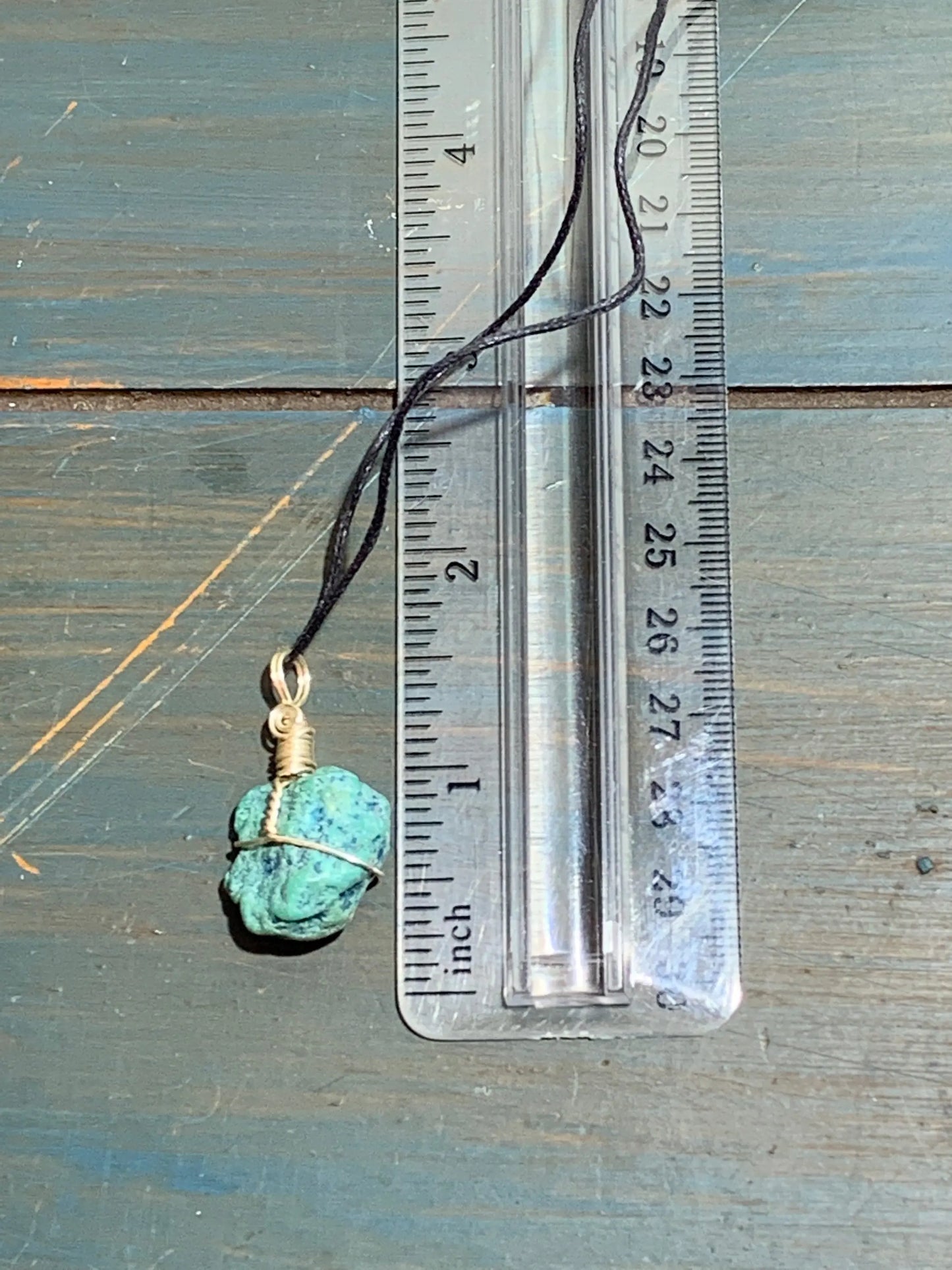 Turquoise Wire Wrapped Necklace HOT-0237 Shop Wholesale Crystals