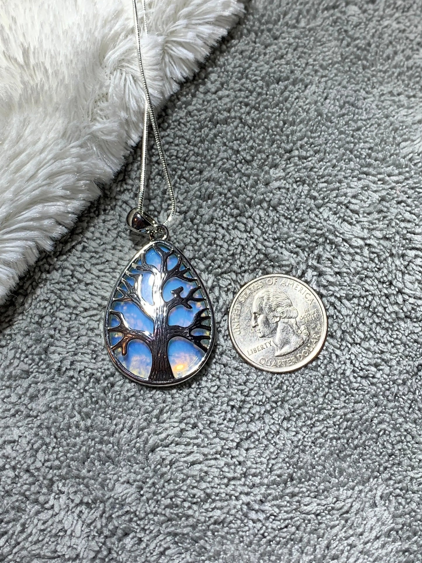Opalite Tree Of Life Necklace NCK-0193 Shop Wholesale Crystals
