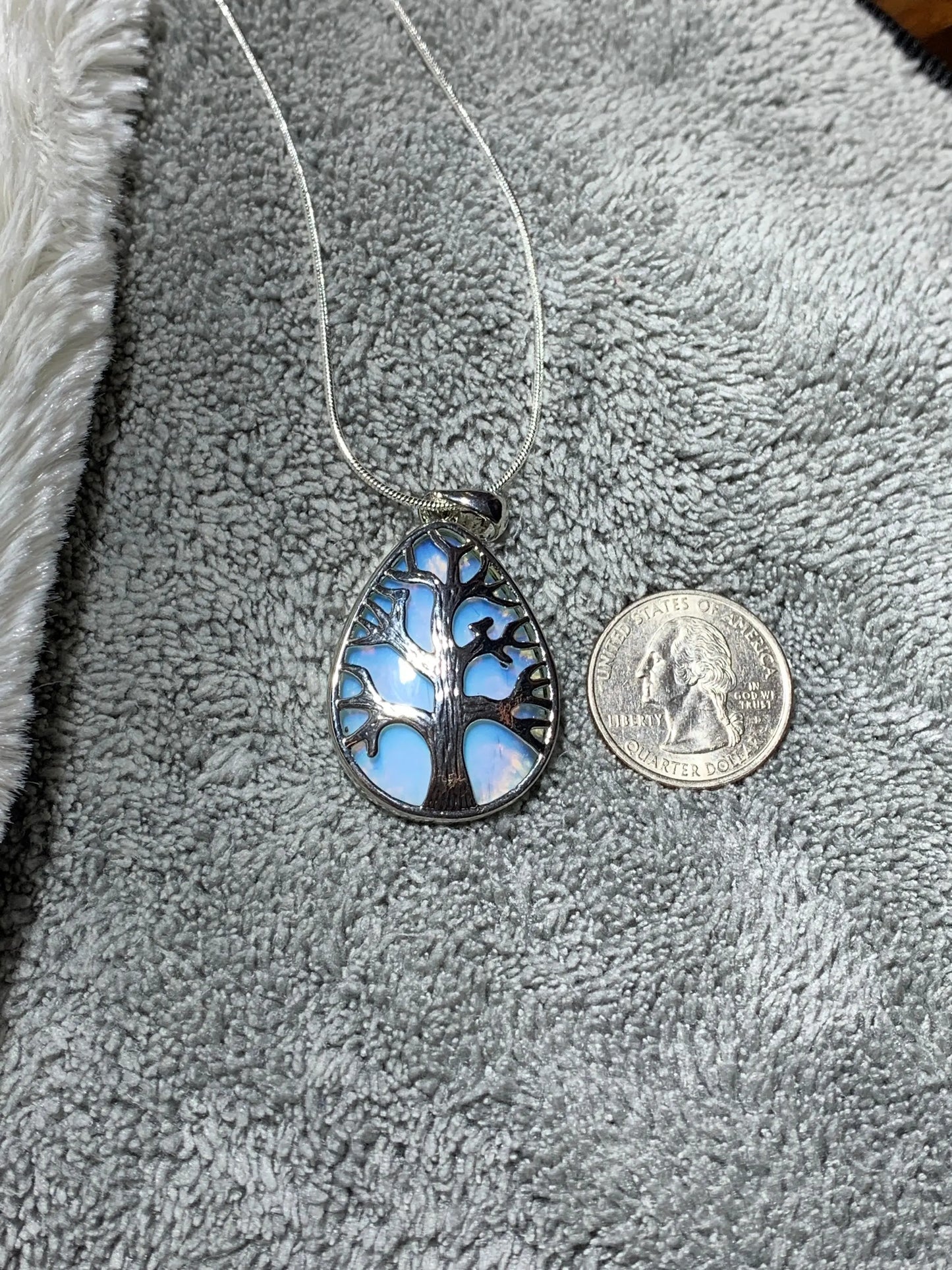 Opalite Tree Of Life Necklace NCK-0192 Shop Wholesale Crystals
