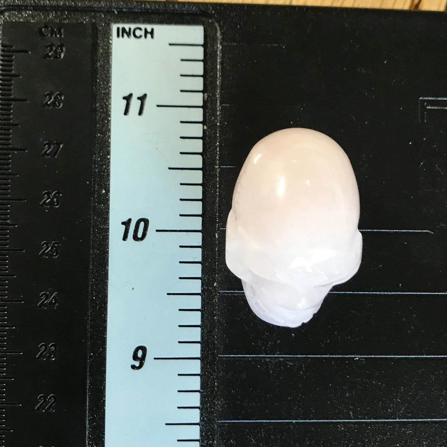 Carved Rose Quartz Skull (1 1/2" x 1" x 1"), Supply for Crystal Grid, Home Decor or Halloween Crafts Shop Wholesale Crystals