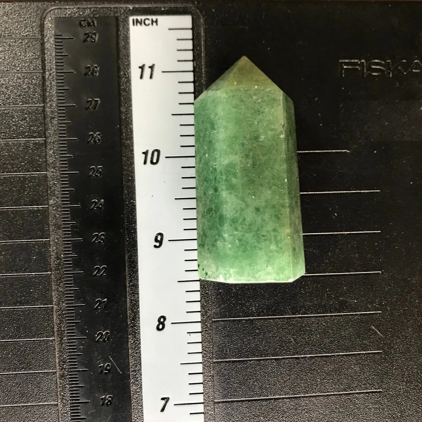 Green Quartz Obelisk, (Approx 2 2/5") Green Crystal Point, Supply for Crystal Grid, Home Decor or Crafts OBL-R-031 Shop Wholesale Crystals