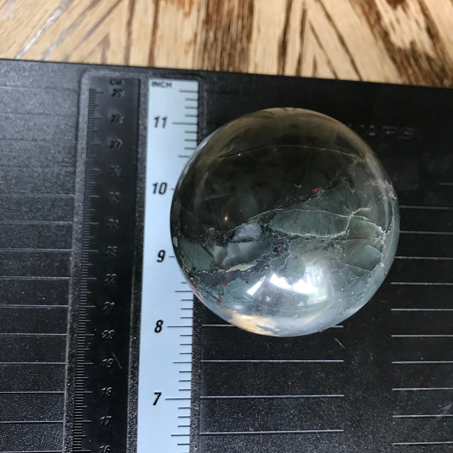 Dragon Blood Stone Sphere, (Approx 2 3/4") Blood Stone, Crystal Ball, Supply for Crystal Grid, Stone of Courage Shop Wholesale Crystals