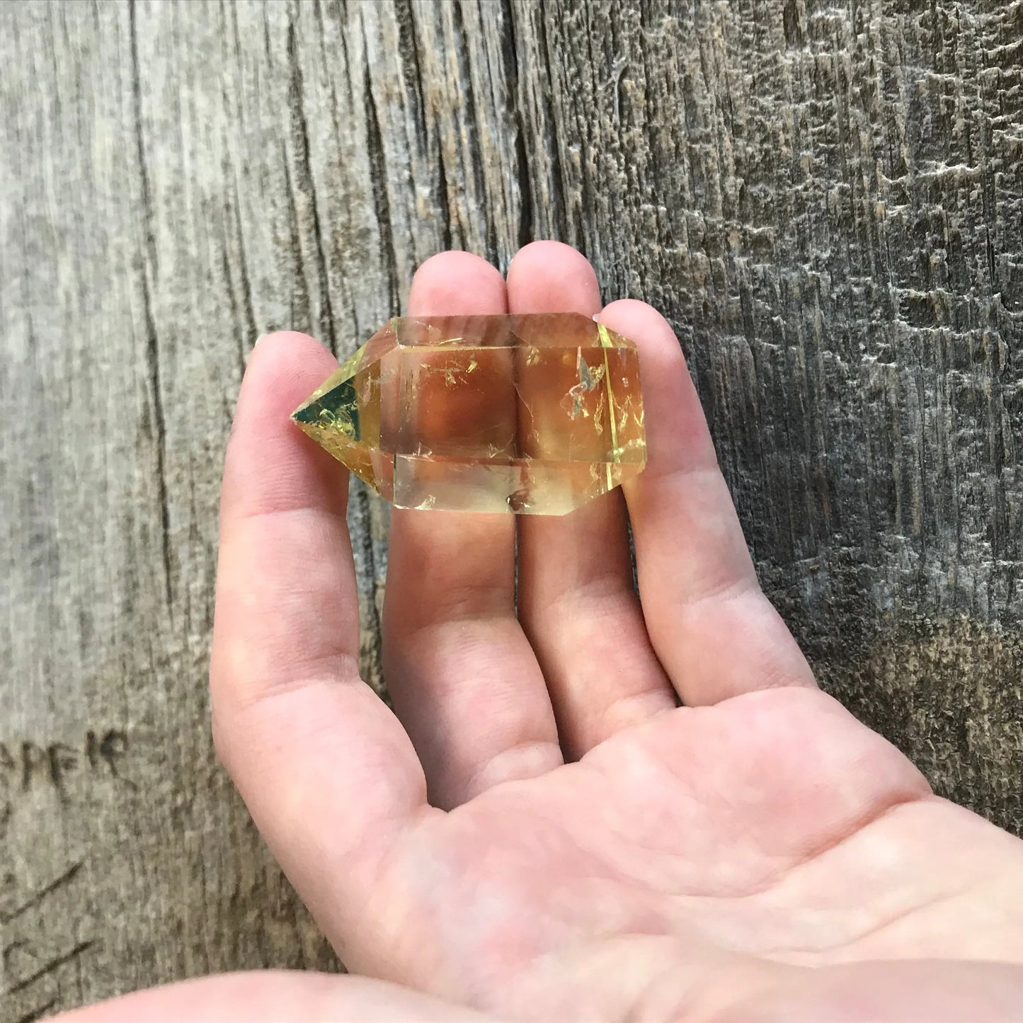Yellow Citrine Obelisk, (Approx 1 3/5" x 1") Lemon Quartz Crystal, Healing Stone Shop Wholesale Crystals