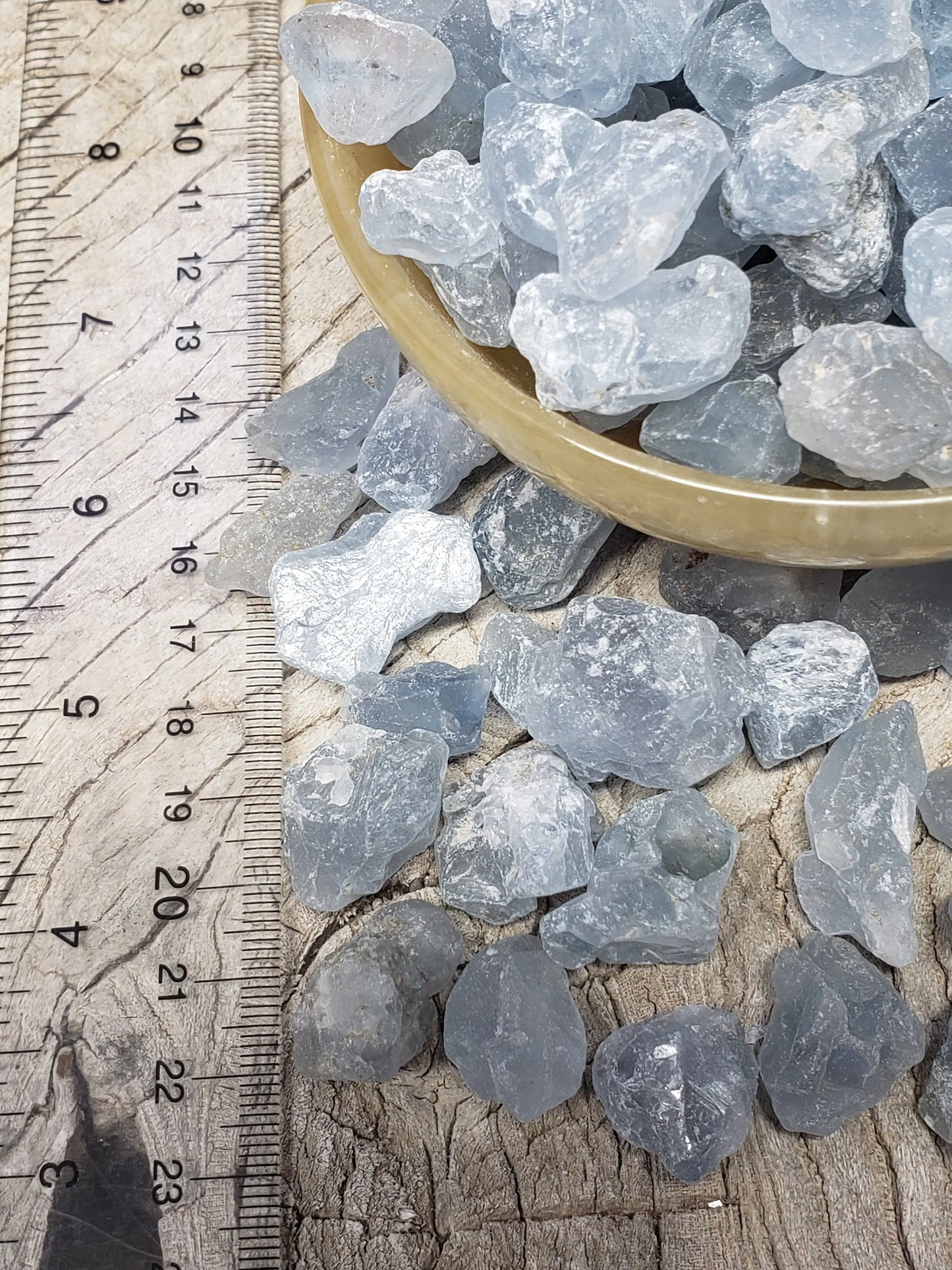 Natural Celestite Chunk (Approx. 1/2" x 3/4") 0491 Shop Wholesale Crystals
