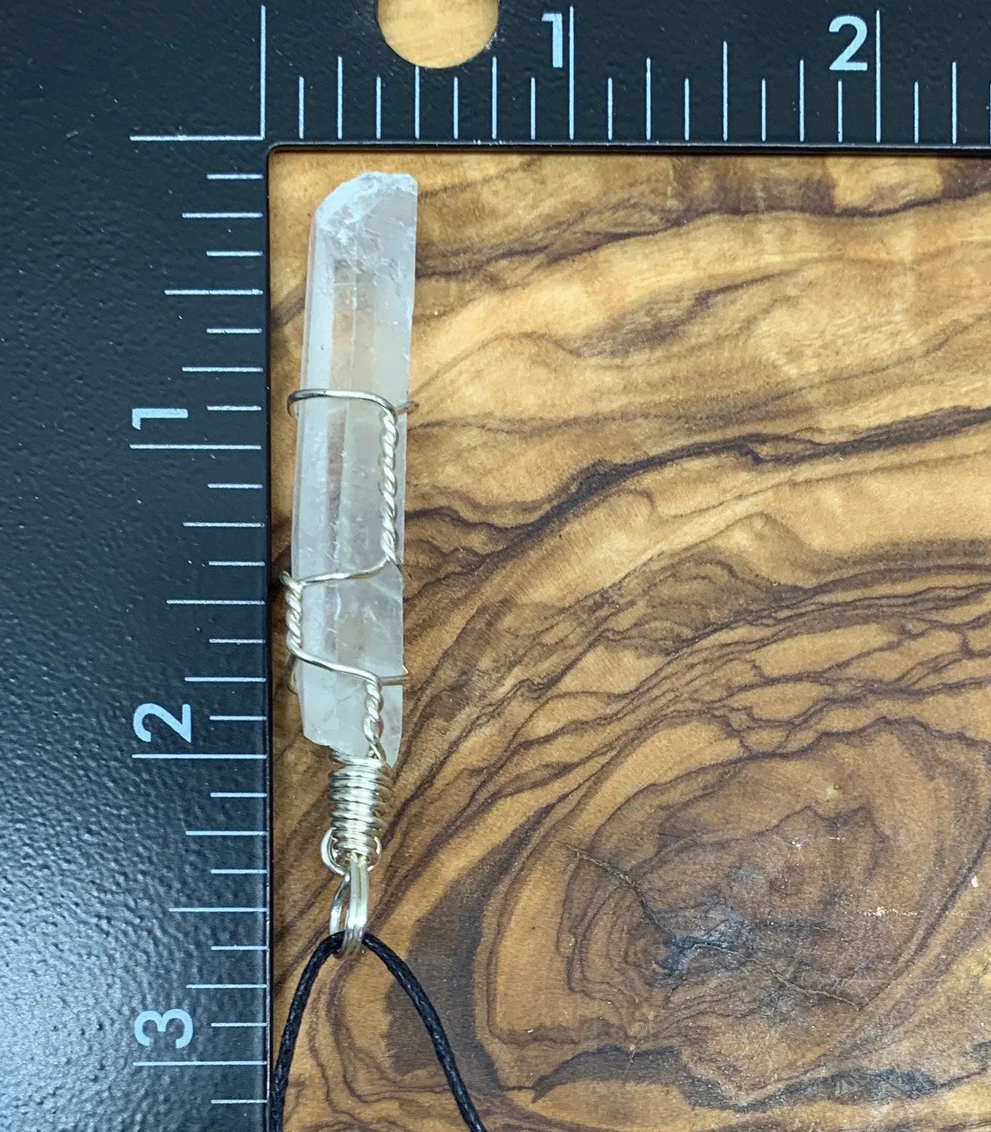 Lemurian Quartz Hand Made Wire Wrapped Necklace. NCK-0462 Shop Wholesale Crystals