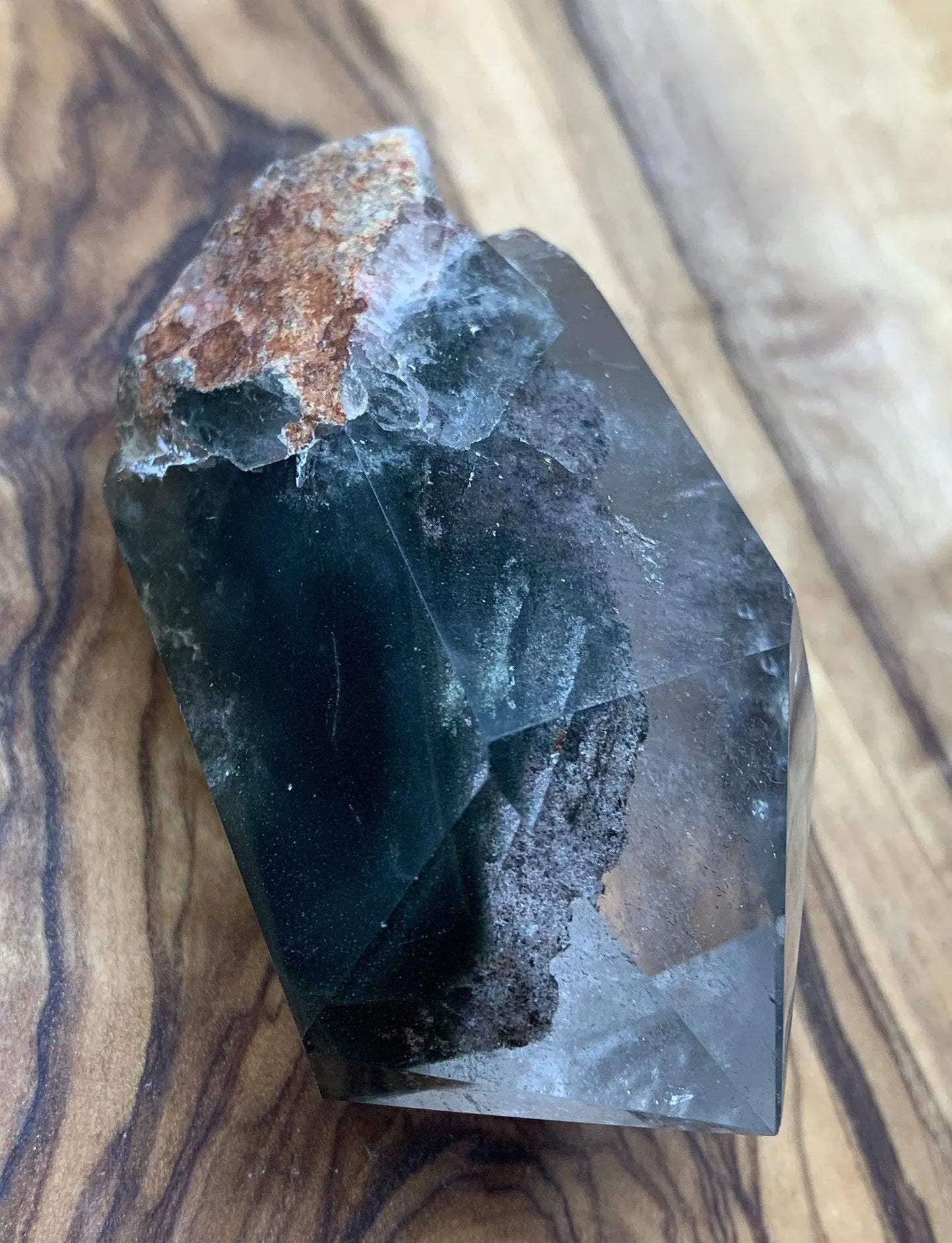 Phantom Chlorite Quartz Crystal. Healing Stone for Physical Cleansing CRY-0347 Shop Wholesale Crystals