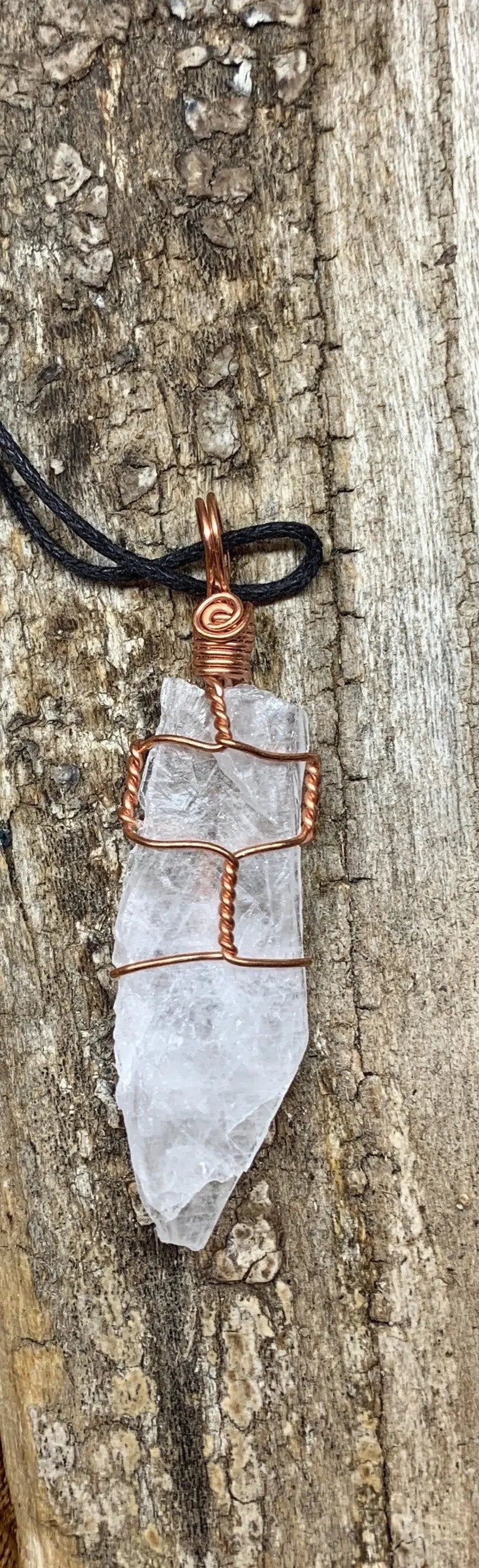 Celestite Wire Wrapped Necklace NCK-0582 Shop Wholesale Crystals