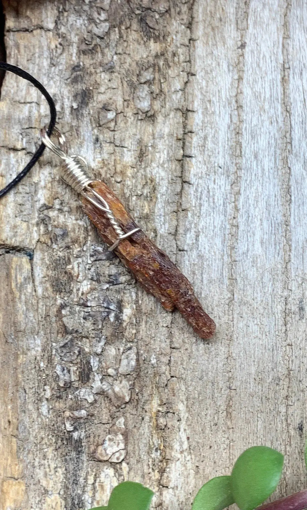 Red Kyanite Wire Wrapped Necklace NCK-0649 Shop Wholesale Crystals