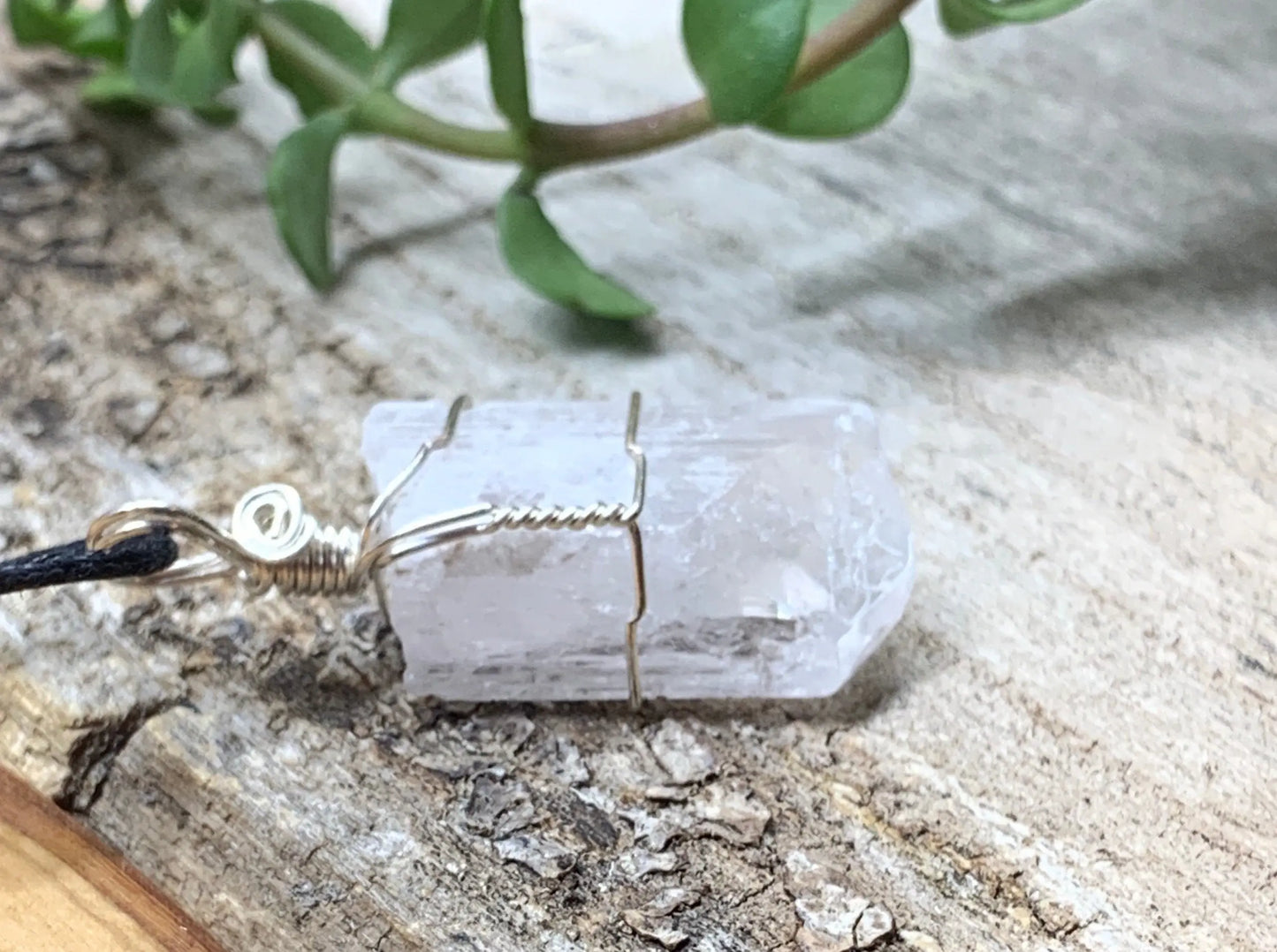 Danburite Wire Wrapped Necklace NCK-0626 Shop Wholesale Crystals