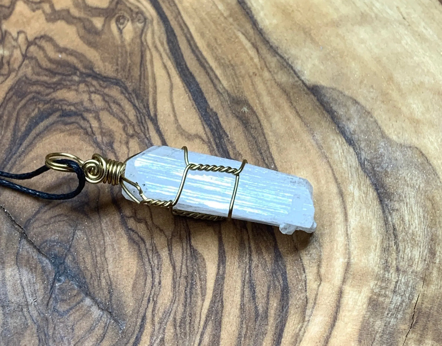 Danburite Wire Wrapped Necklace NCK-0655 Shop Wholesale Crystals