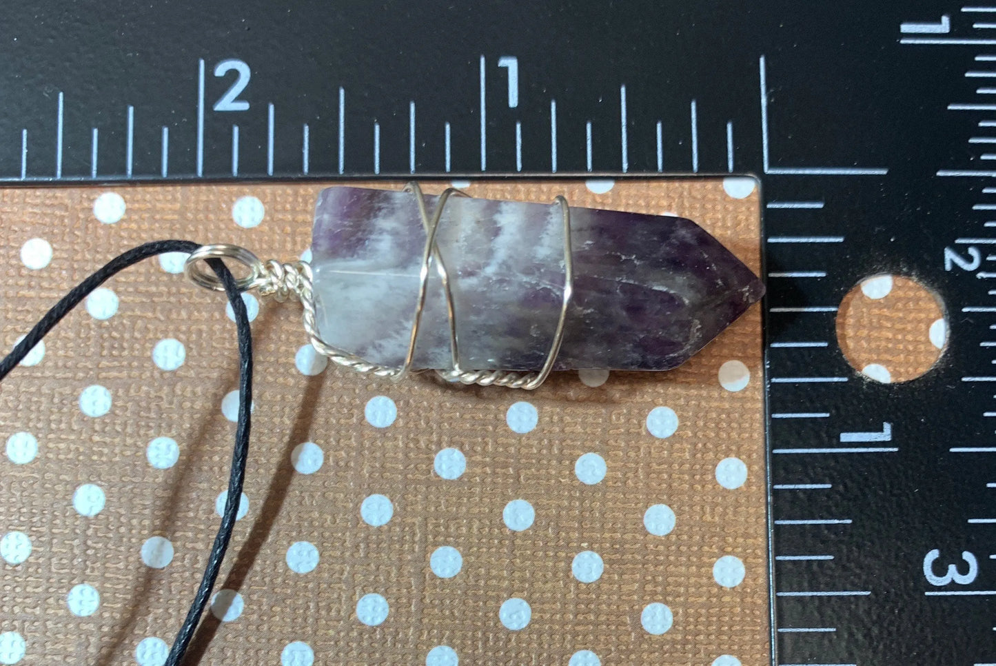 Amethyst Point Wire Wrapped Necklace NCK-0613 Shop Wholesale Crystals