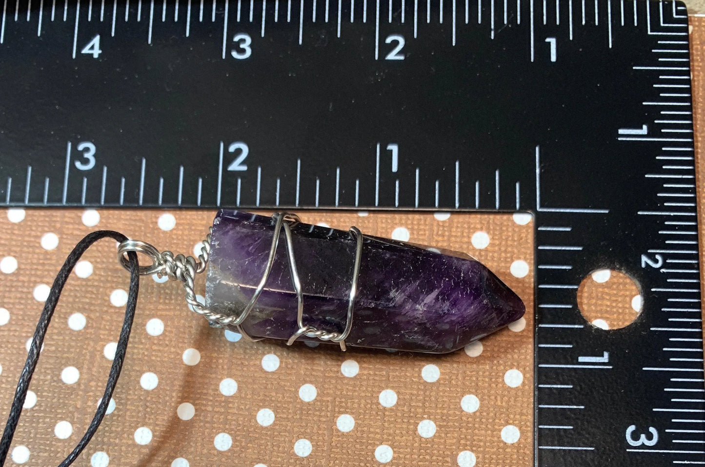 Amethyst Point Wire Wrapped Necklace NCK-0616 Shop Wholesale Crystals