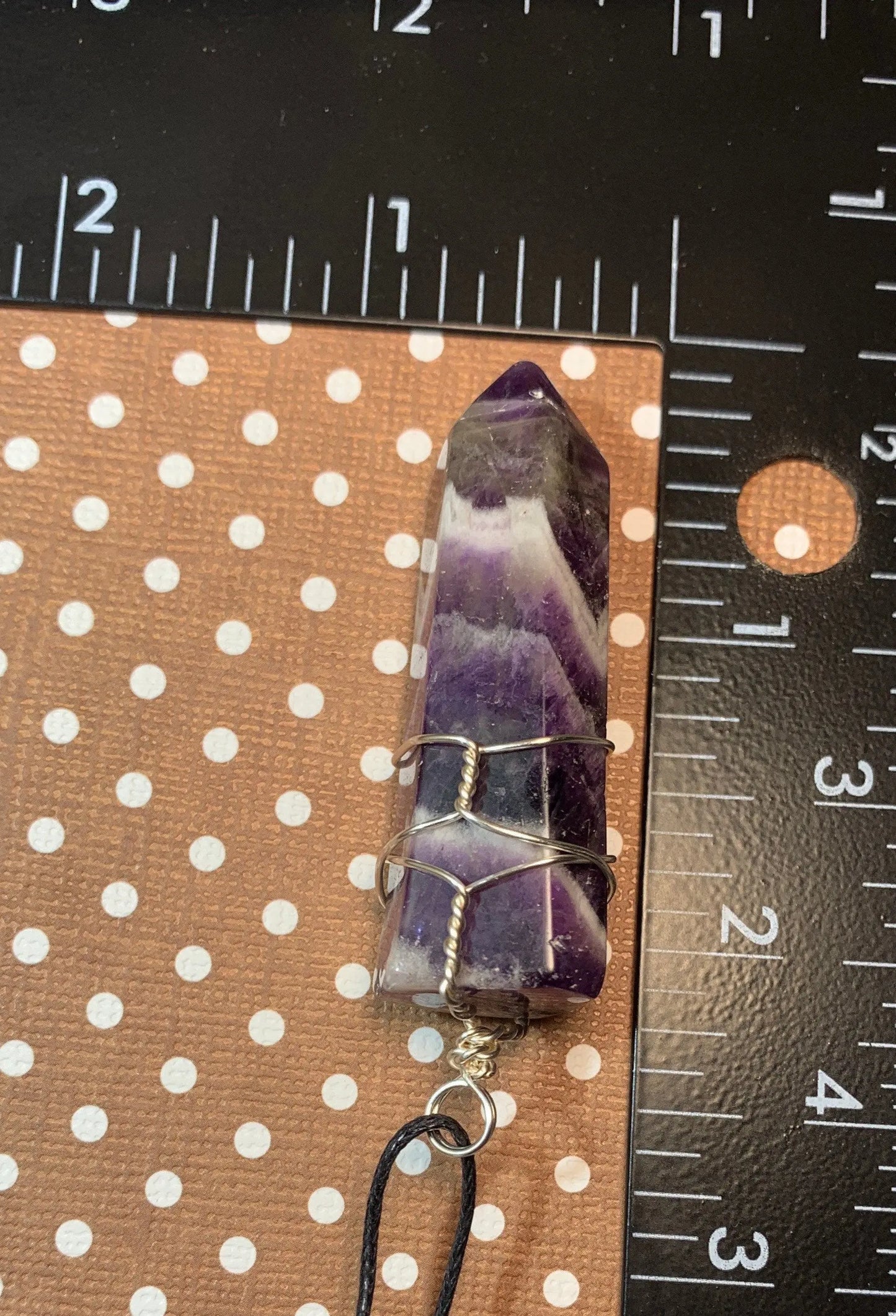 Amethyst Point Wire Wrapped Necklace NCK-0621 Shop Wholesale Crystals
