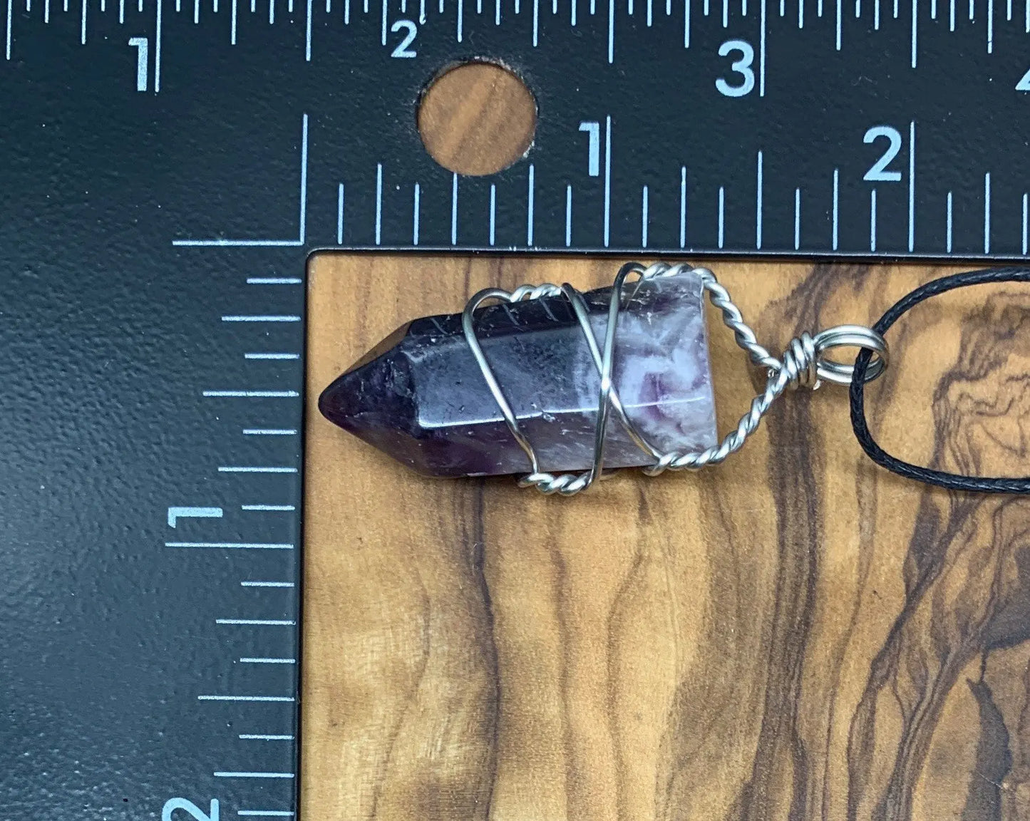 Amethyst Point Wire Wrapped Necklace NCK-0636 Shop Wholesale Crystals