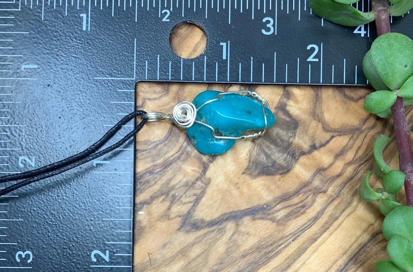 Turquoise Wire Wrapped Necklace NCK-0580 Shop Wholesale Crystals