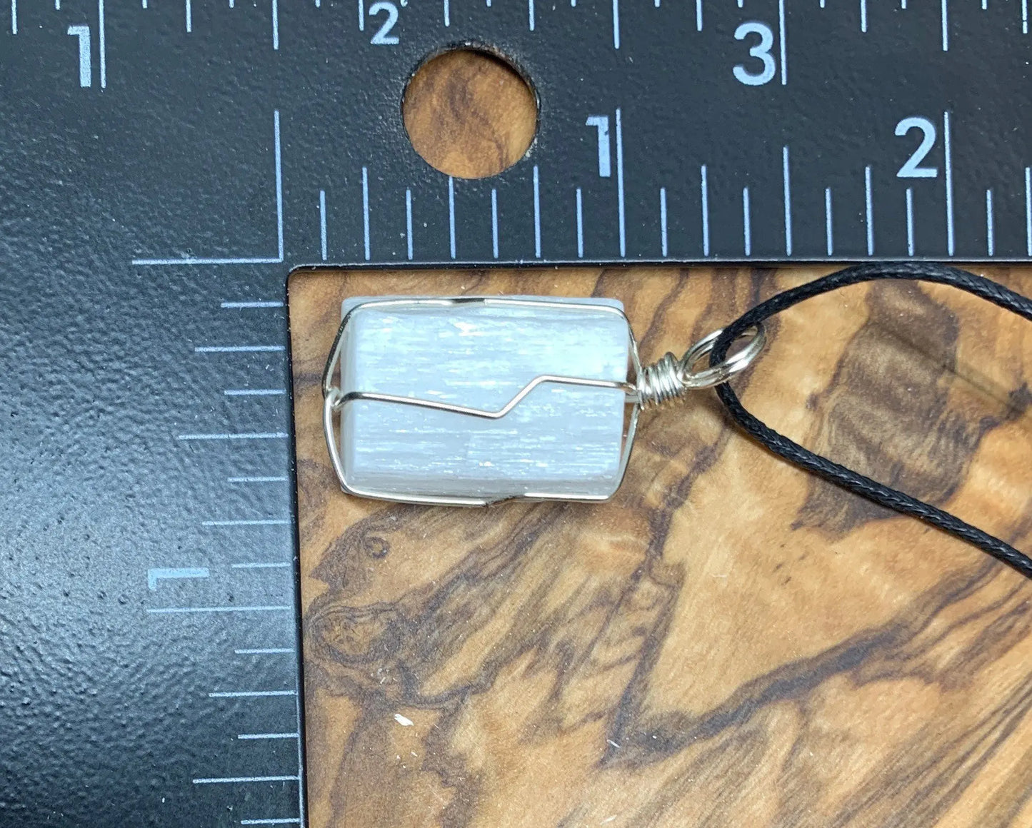 Selenite Wire Wrapped Necklace NCK-0693 - Shop Wholesale Crystals