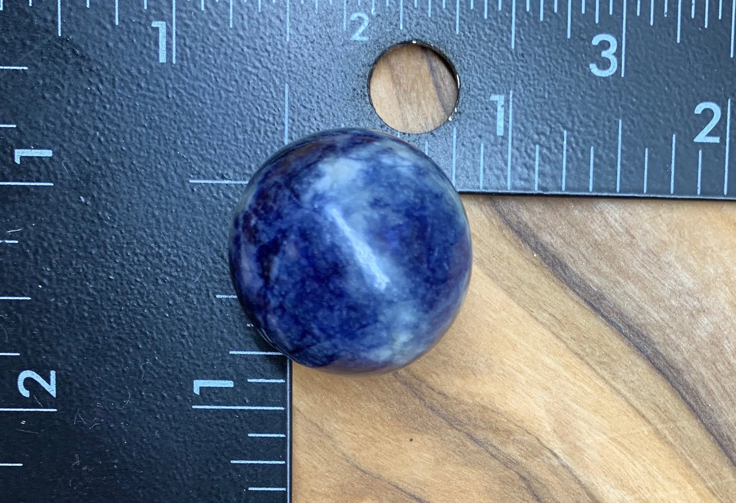 Sodalite Polished Sphere Stone. (Approx 1 1/4”) SPH-0037 Shop Wholesale Crystals