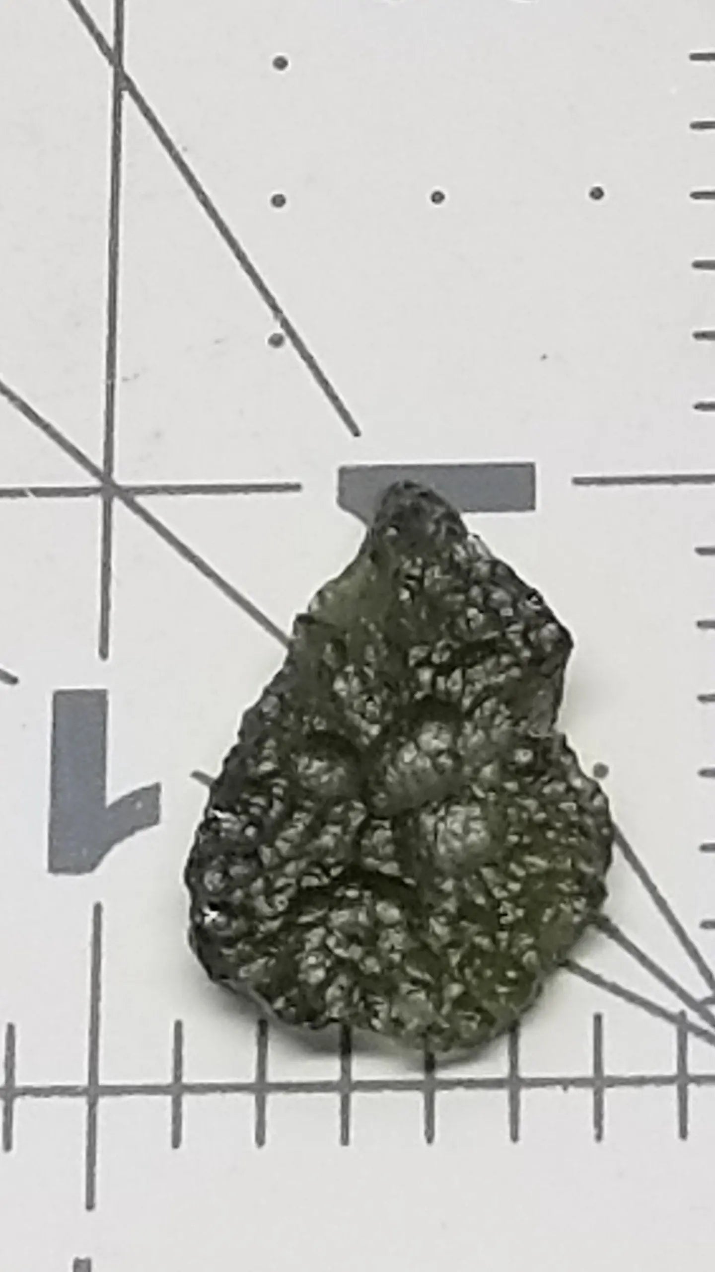 Naturally formed Moldavite Raw from Czech Republic, (2 gr) One Crystal, Rough MOL-0024 Shop Wholesale Crystals