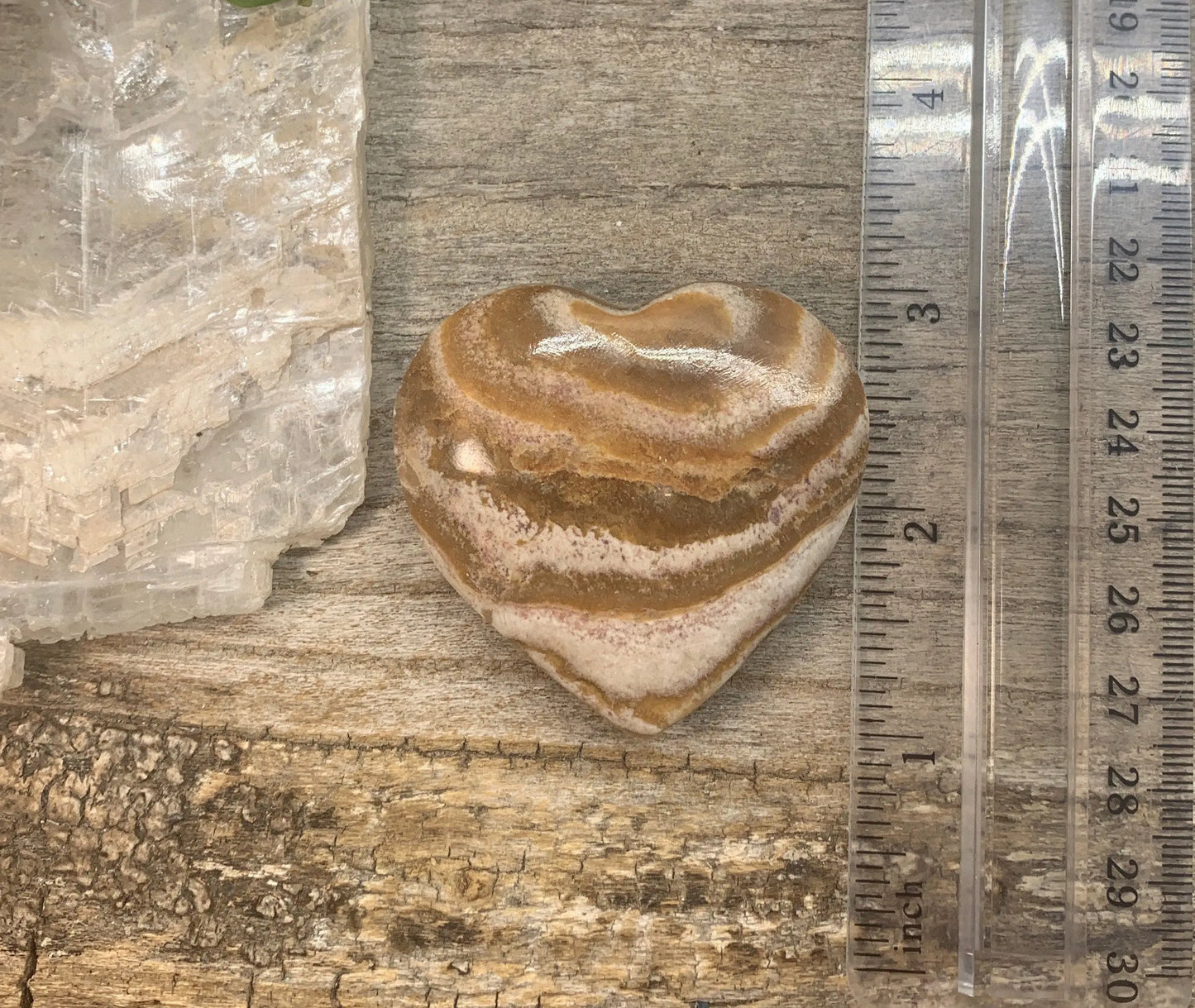 Argonite Puffy Heart HRT-0456 Shop Wholesale Crystals