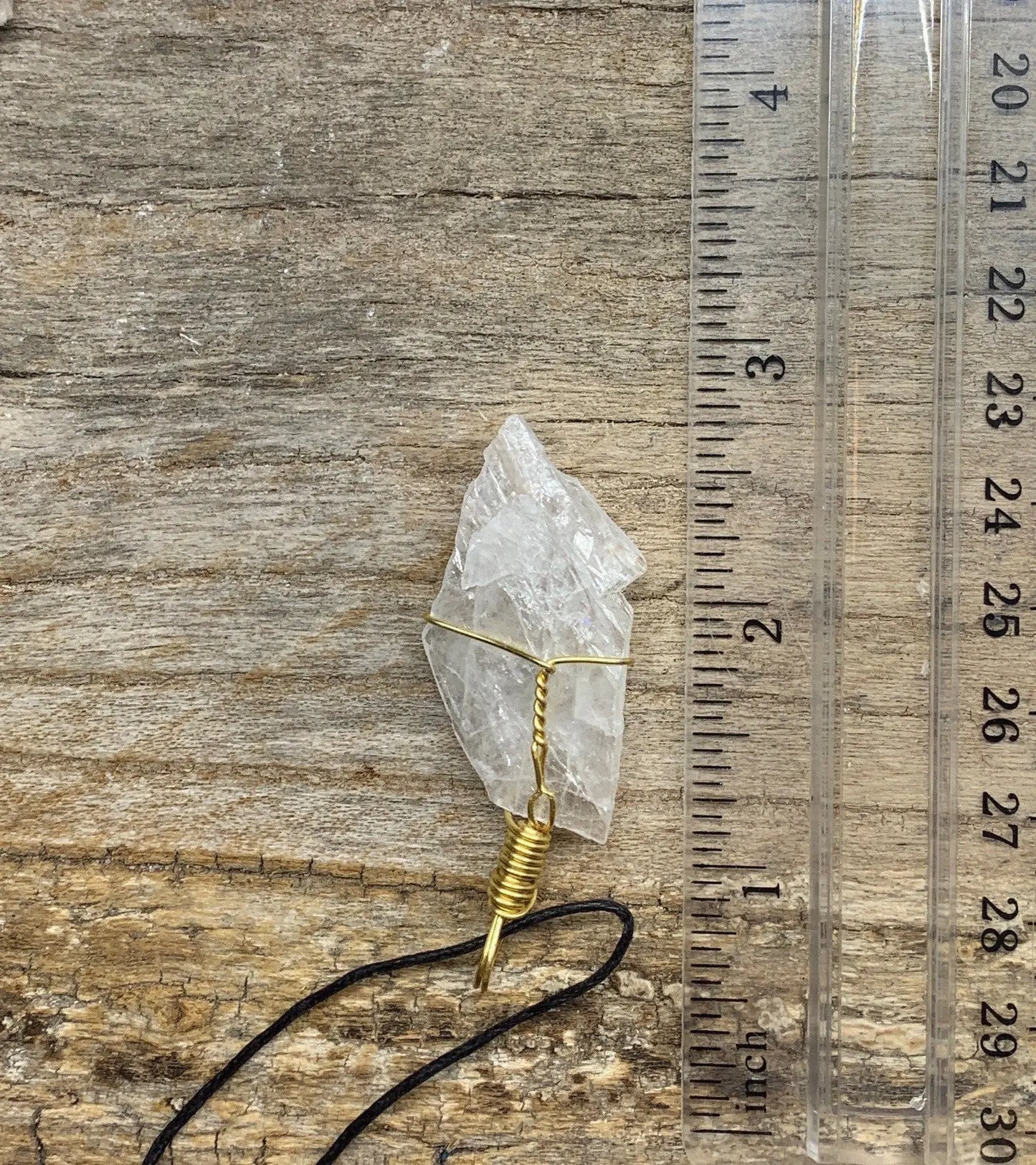 Celestite Wire Wrapped Necklace HOT-0398 Shop Wholesale Crystals