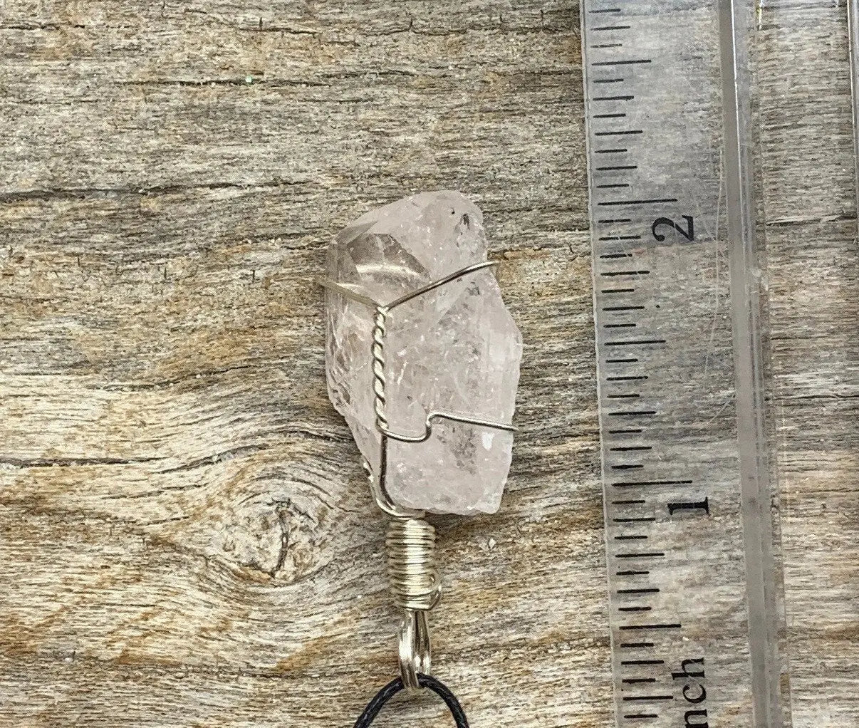 Danburite Wire Wrapped Necklace HOT-0522 Shop Wholesale Crystals