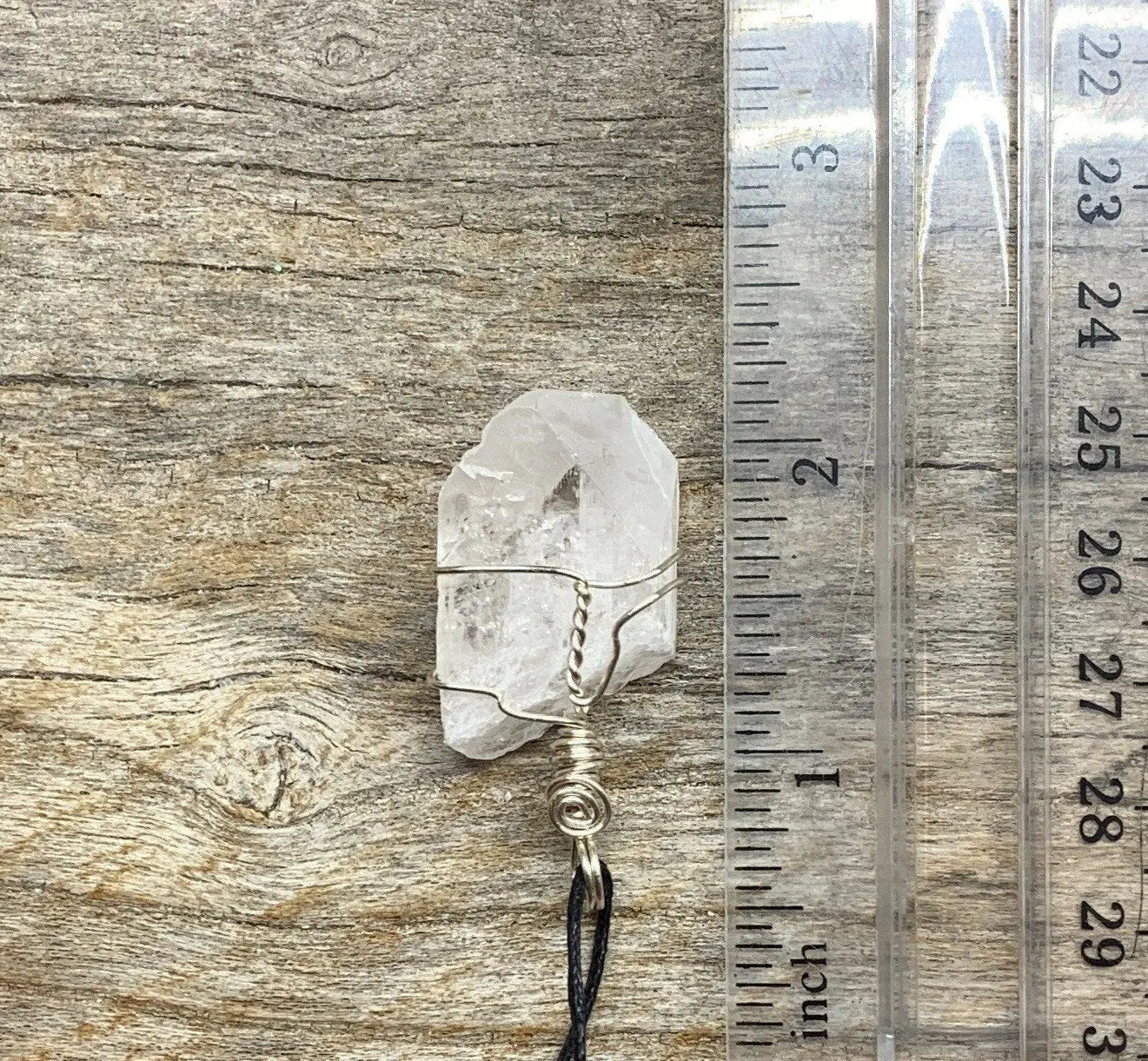 Danburite Wire Wrapped Necklace HOT-0521 Shop Wholesale Crystals