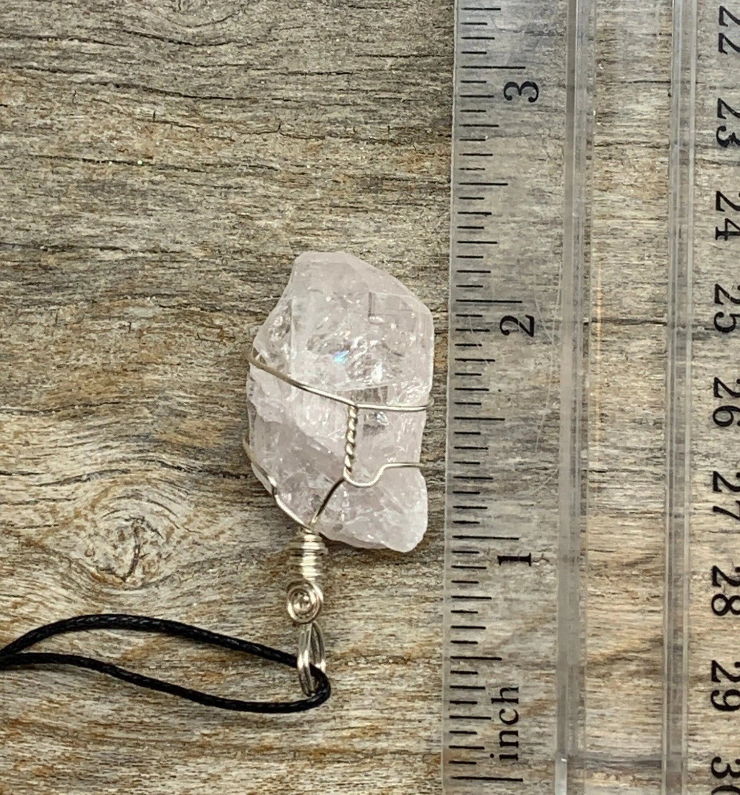 Danburite Wire Wrapped Necklace HOT-0520 Shop Wholesale Crystals