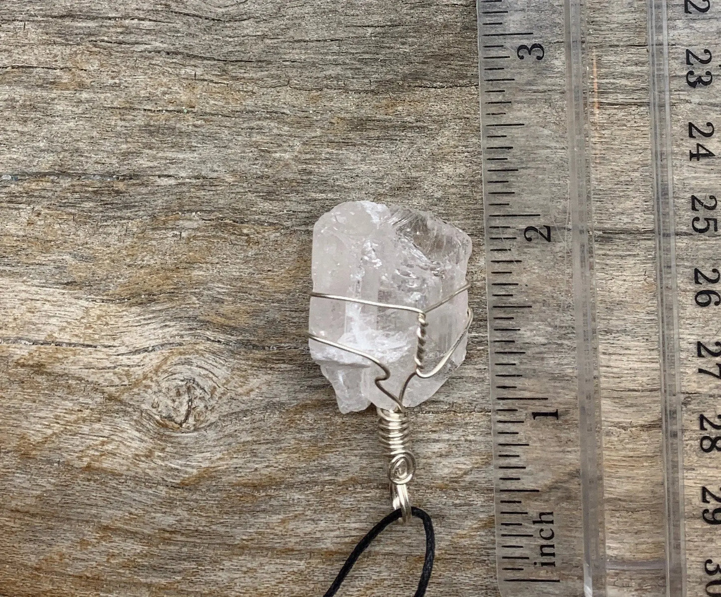 Danburite Wire Wrapped Necklace HOT-0515 Shop Wholesale Crystals