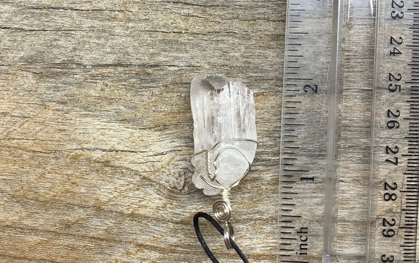 Danburite Wire Wrapped Necklace HOT-0516 Shop Wholesale Crystals