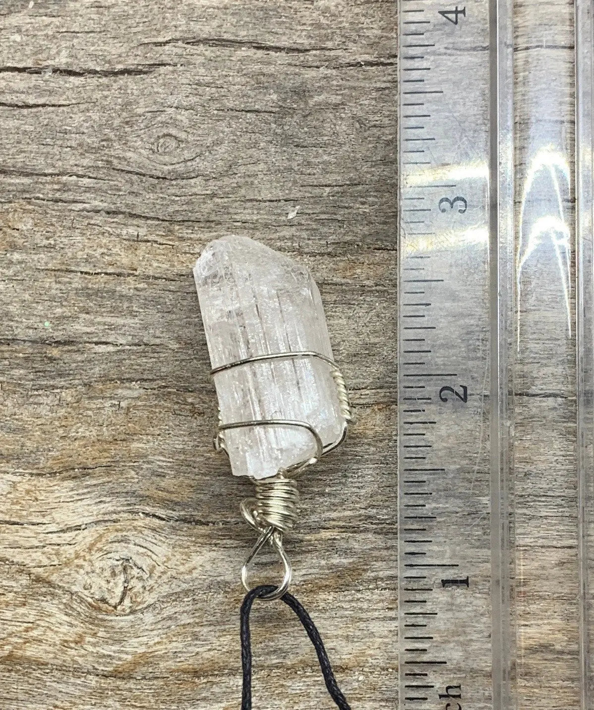 Danburite Wire Wrapped Necklace HOT-0503 Shop Wholesale Crystals