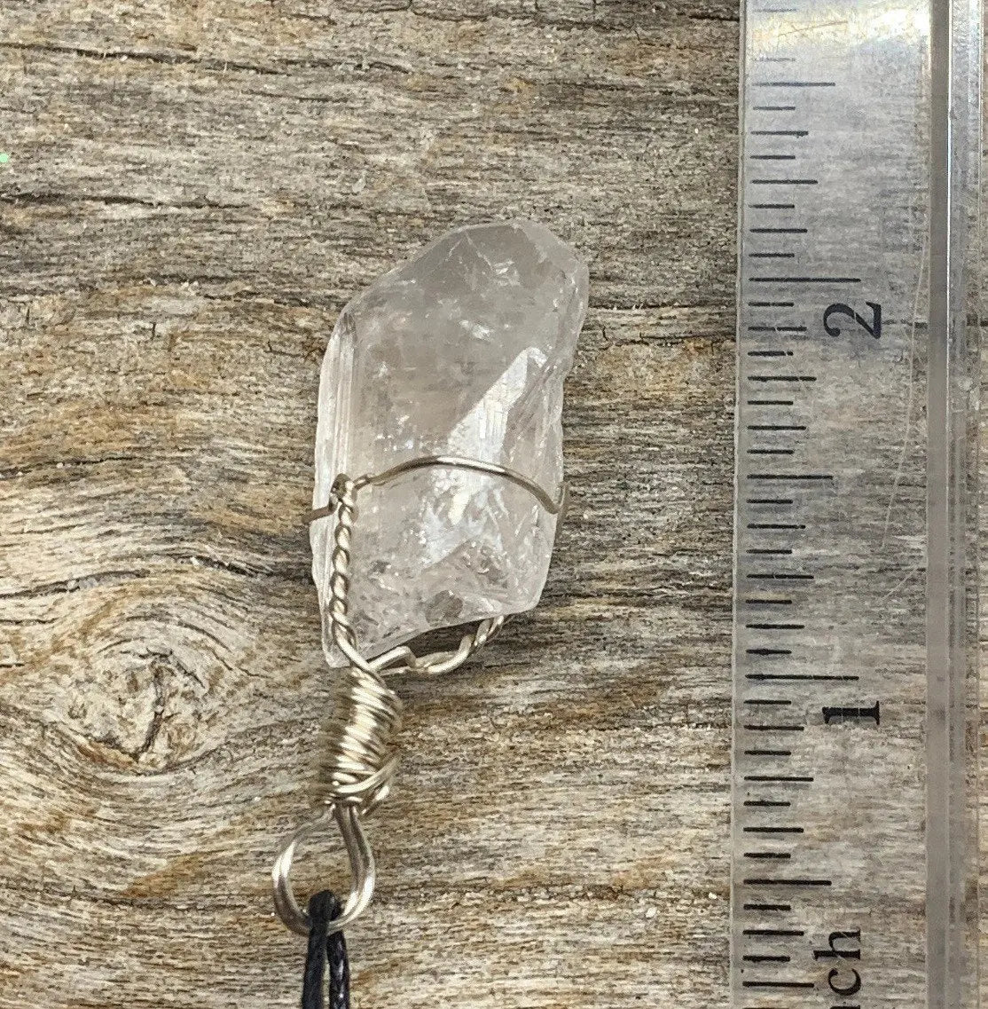 Danburite Wire Wrapped Necklace HOT-0506 Shop Wholesale Crystals