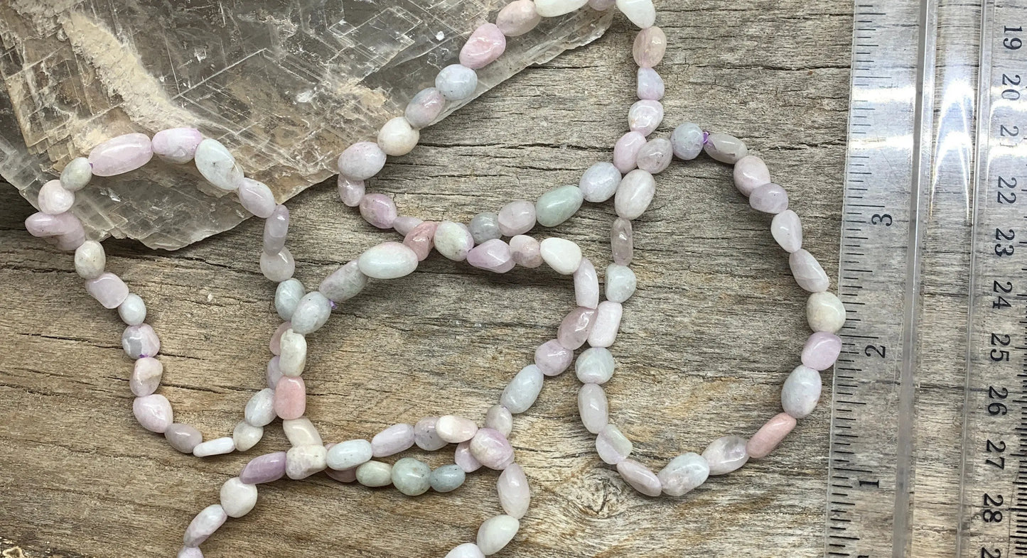Kunzite pebble Bracelet BRC-0133 Shop Wholesale Crystals