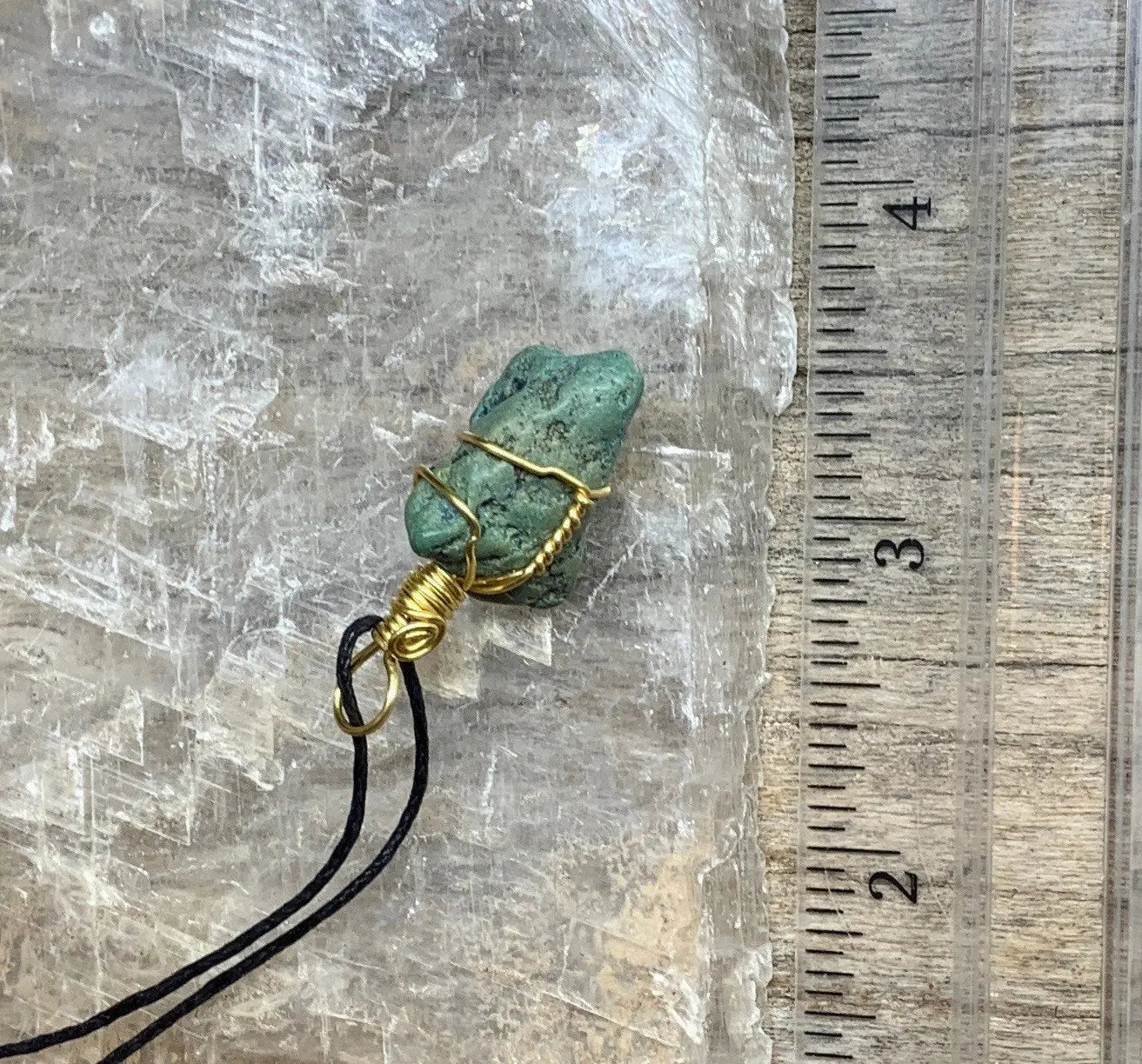 Turquoise Wire Wrapped Necklace HOT-0574 Shop Wholesale Crystals