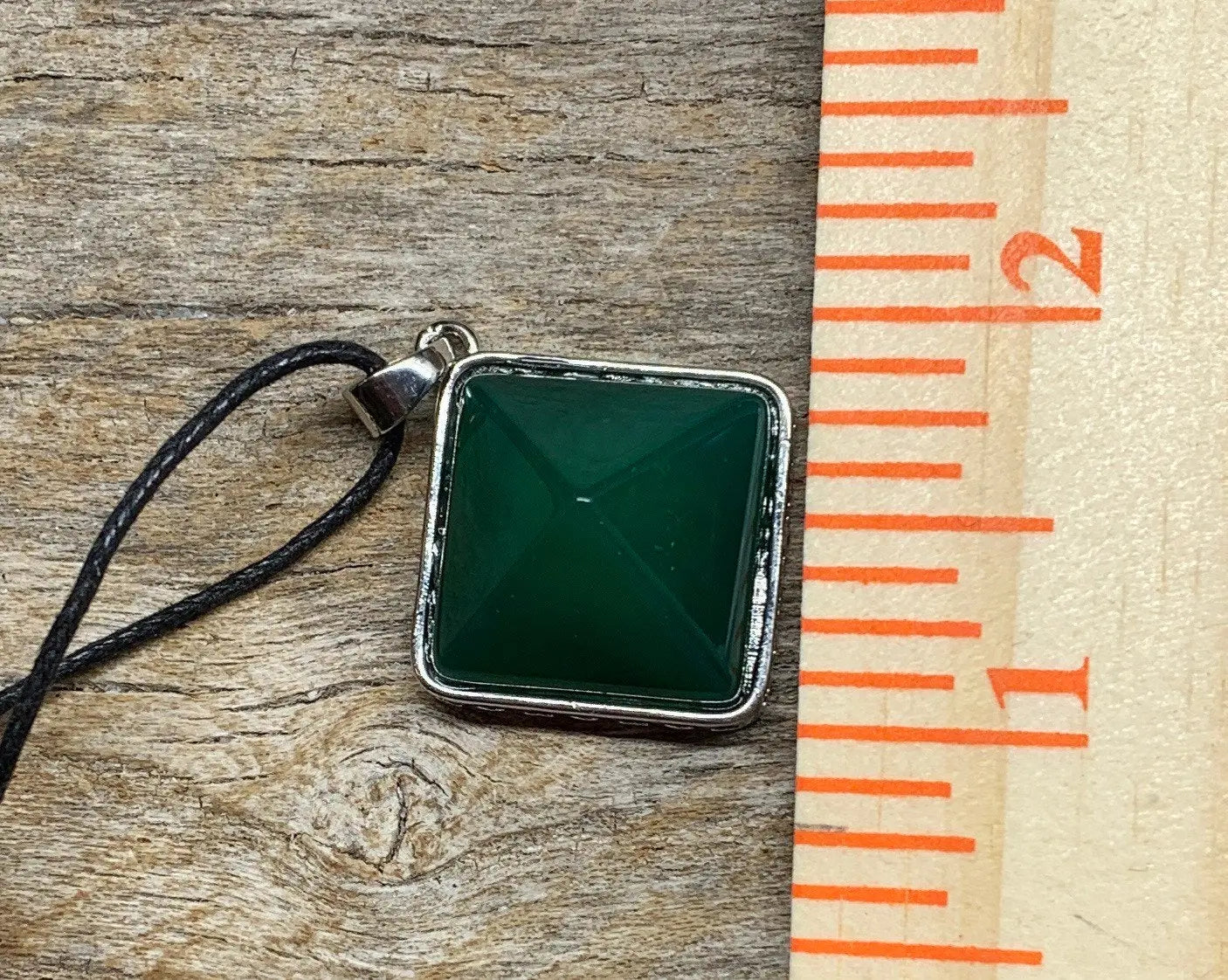 Green Aventurine Pyramid Necklace NCK-1079 Shop Wholesale Crystals