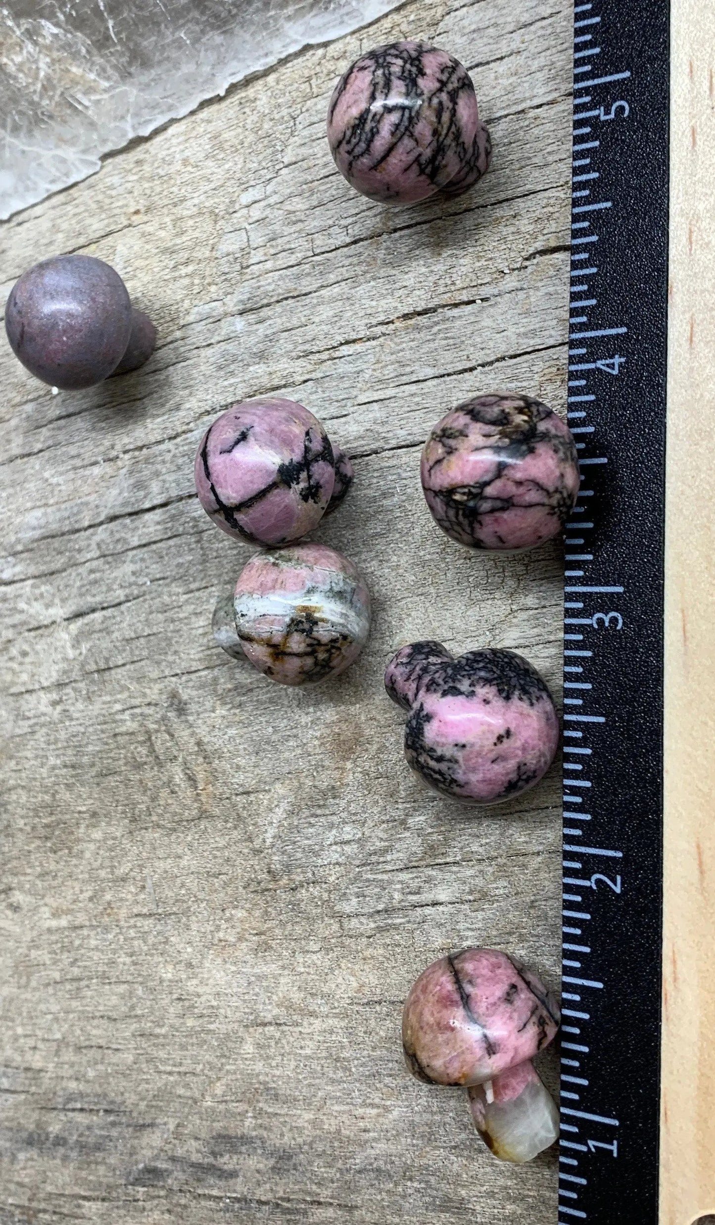 Rhododonite Mushroom (Approx. 5/8” x 3/4”) 0018 Shop Wholesale Crystals