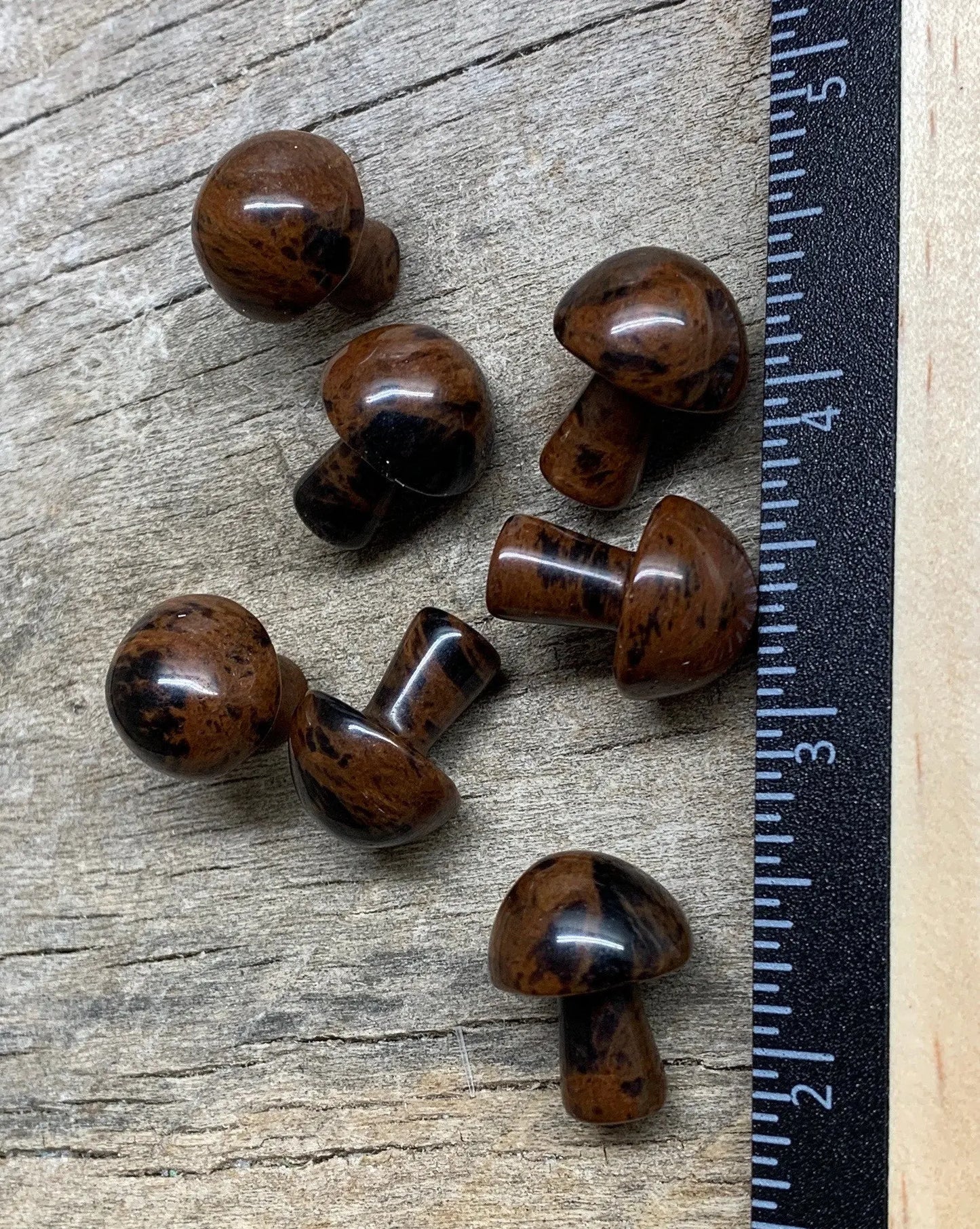 Mahogany Obsidian Mushroom (Approx. 5/8” x 3/4”) 0003 Shop Wholesale Crystals