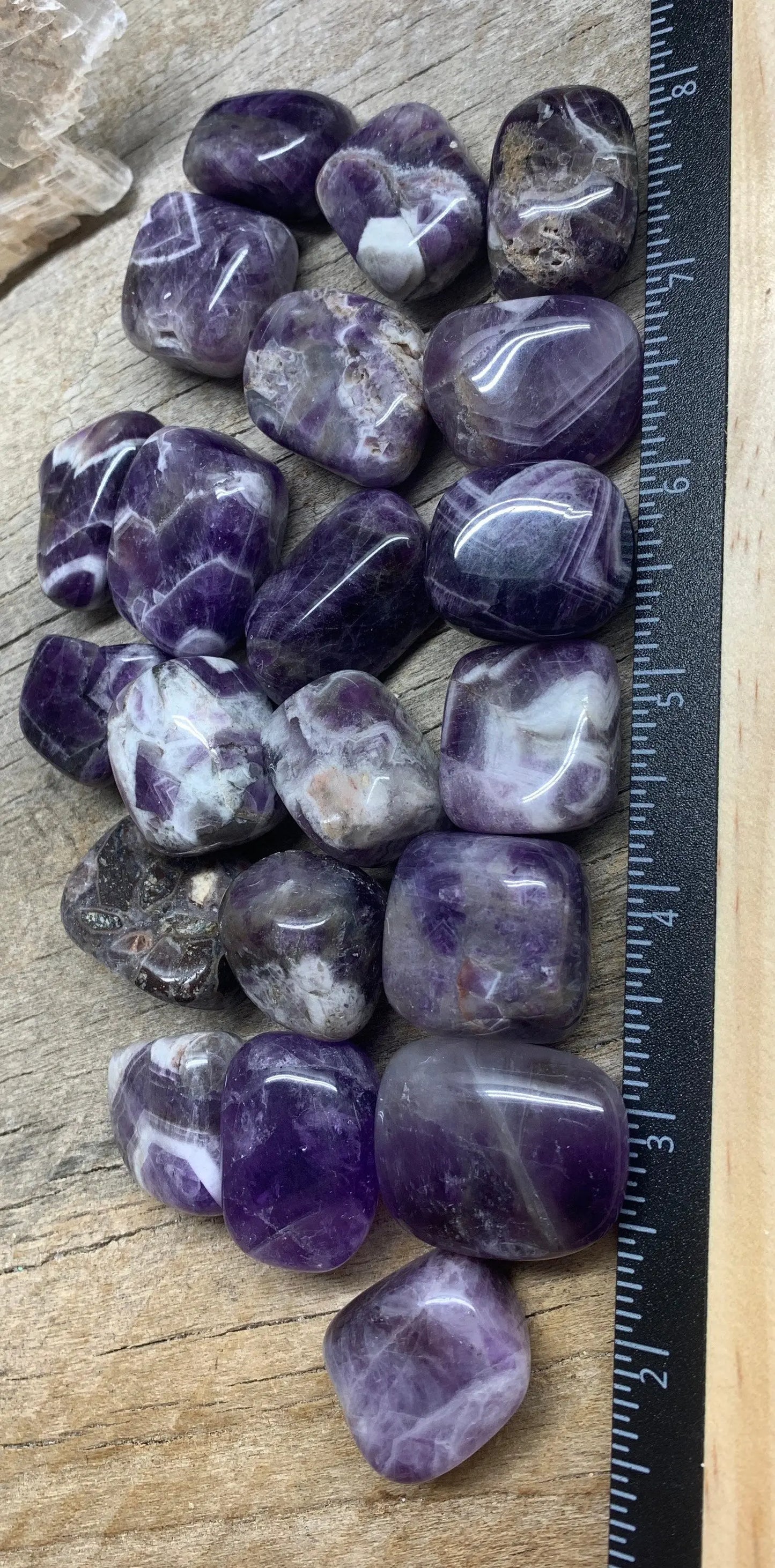 Amethyst Tumbled Stone 0660 (1”- 1 1/4”) - Shop Wholesale Crystals