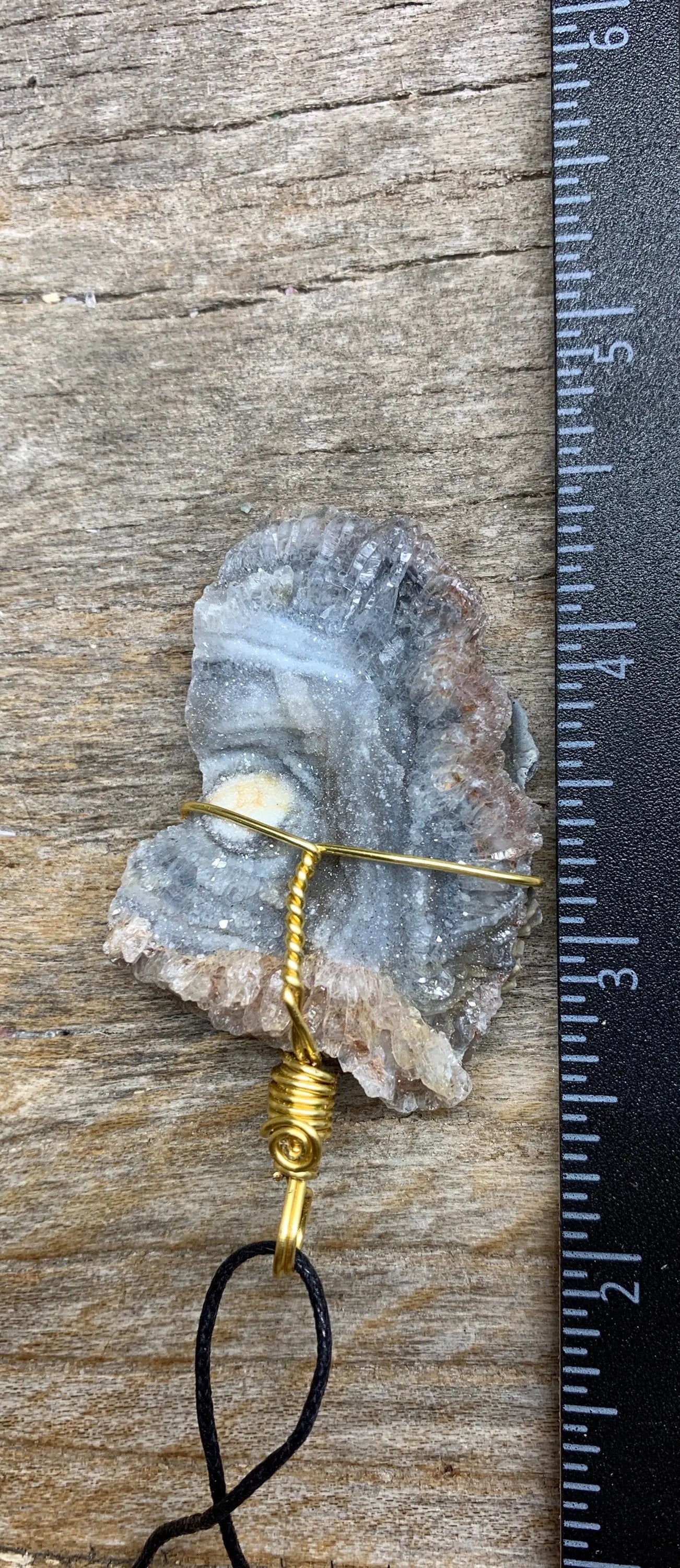 Agate Wire Wrapped Necklace NCK-1501 Shop Wholesale Crystals