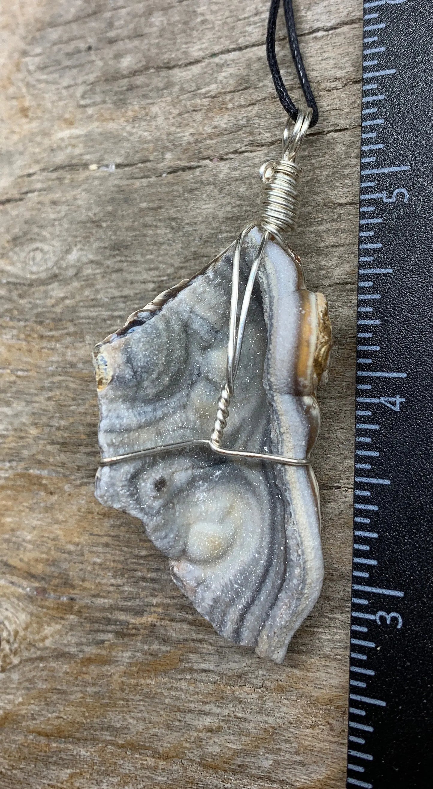 Agate Wire Wrapped Necklace NCK-1502 Shop Wholesale Crystals