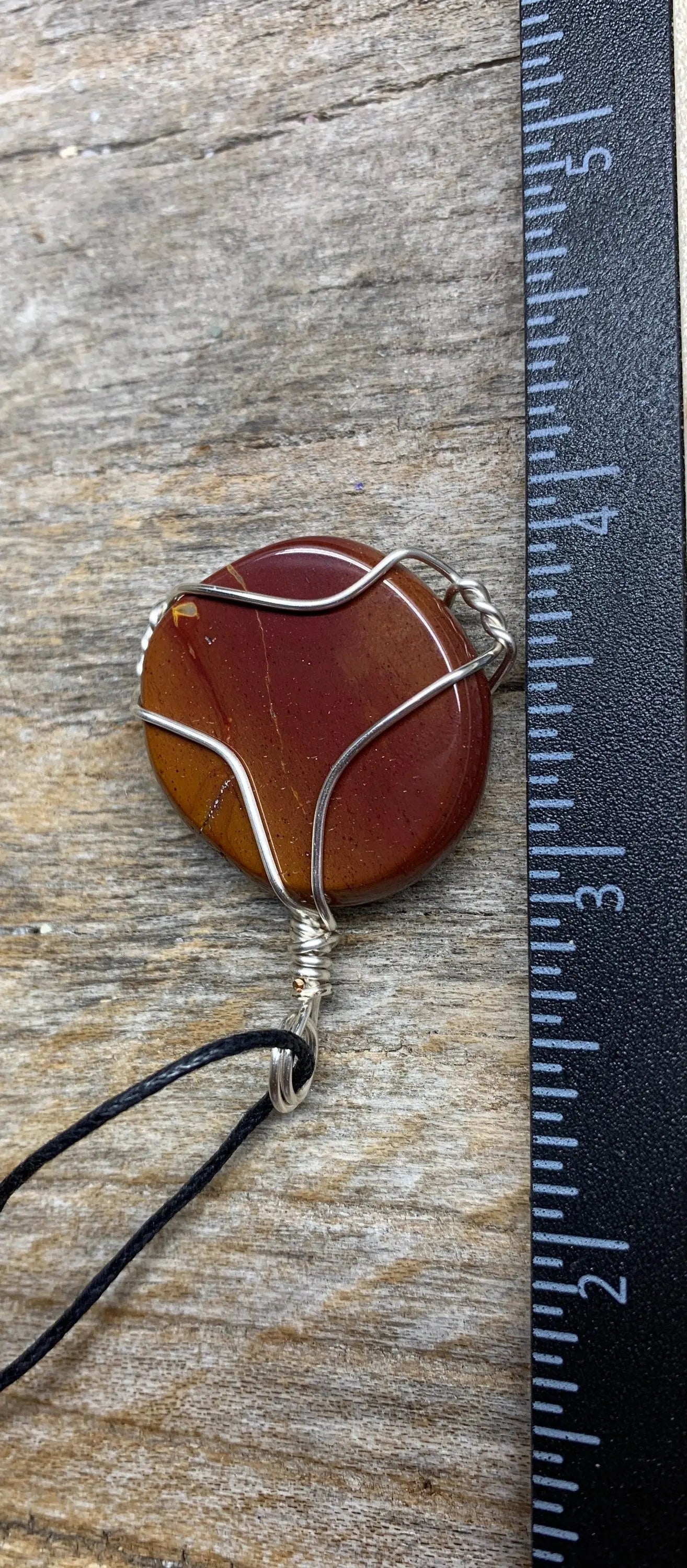 Mookaite Jasper Necklace, Wire Wrapped, Hand Made NCK-1500 Shop Wholesale Crystals