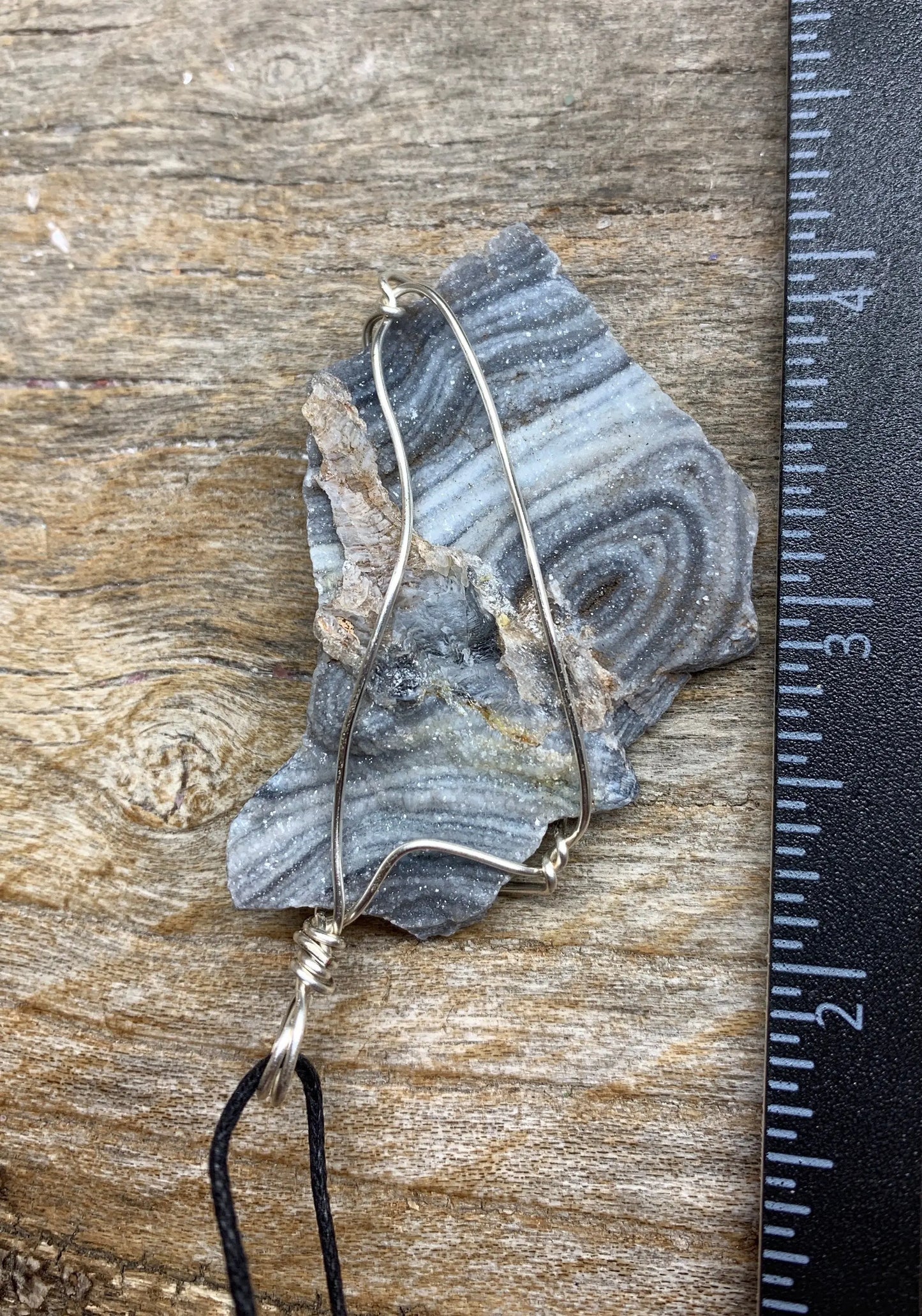 Agate Wire Wrapped Necklace NCK-1490 Shop Wholesale Crystals