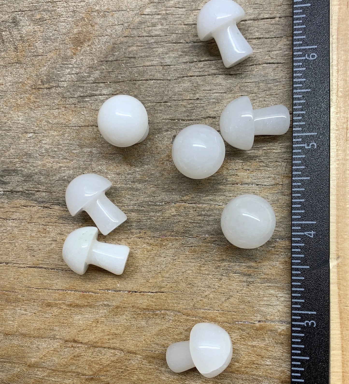 Snow Quartz Crystal Mushroom 0036 Approx. 3/4”- 5/8” Shop Wholesale Crystals