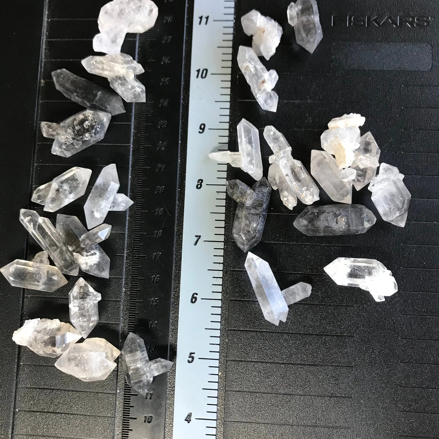 Naturally Terminated (Double Terminated, Tibetian Quartz Crystal, (Approx 3/4" - 1 1/4") One Crystal, Grid Making or Wire Wrapping 0188 Shop Wholesale Crystals